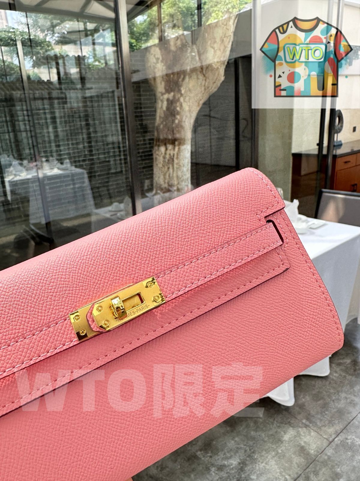 WTO通販 エルメス ケリーウォレット DIYベルト付き レザーバージョン ゴールドブラウン ボックス付き -WTO輸入-JZL 91