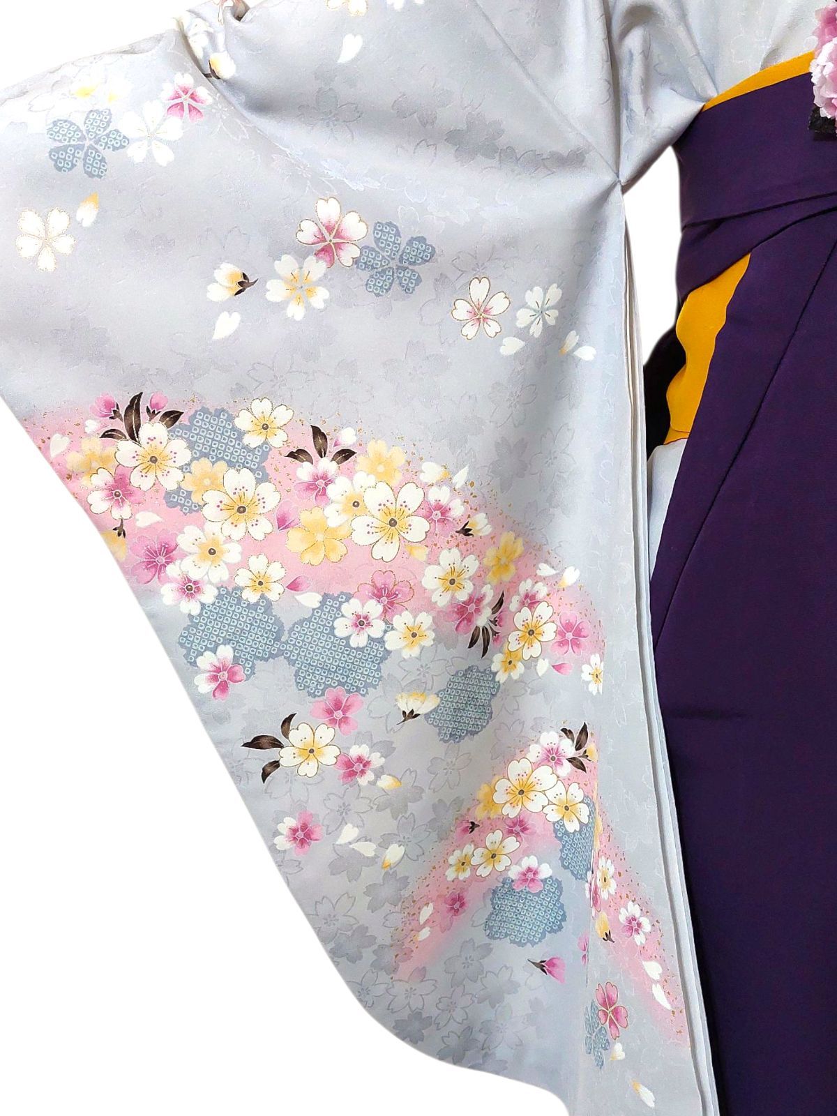 卒業式に 華やか和装