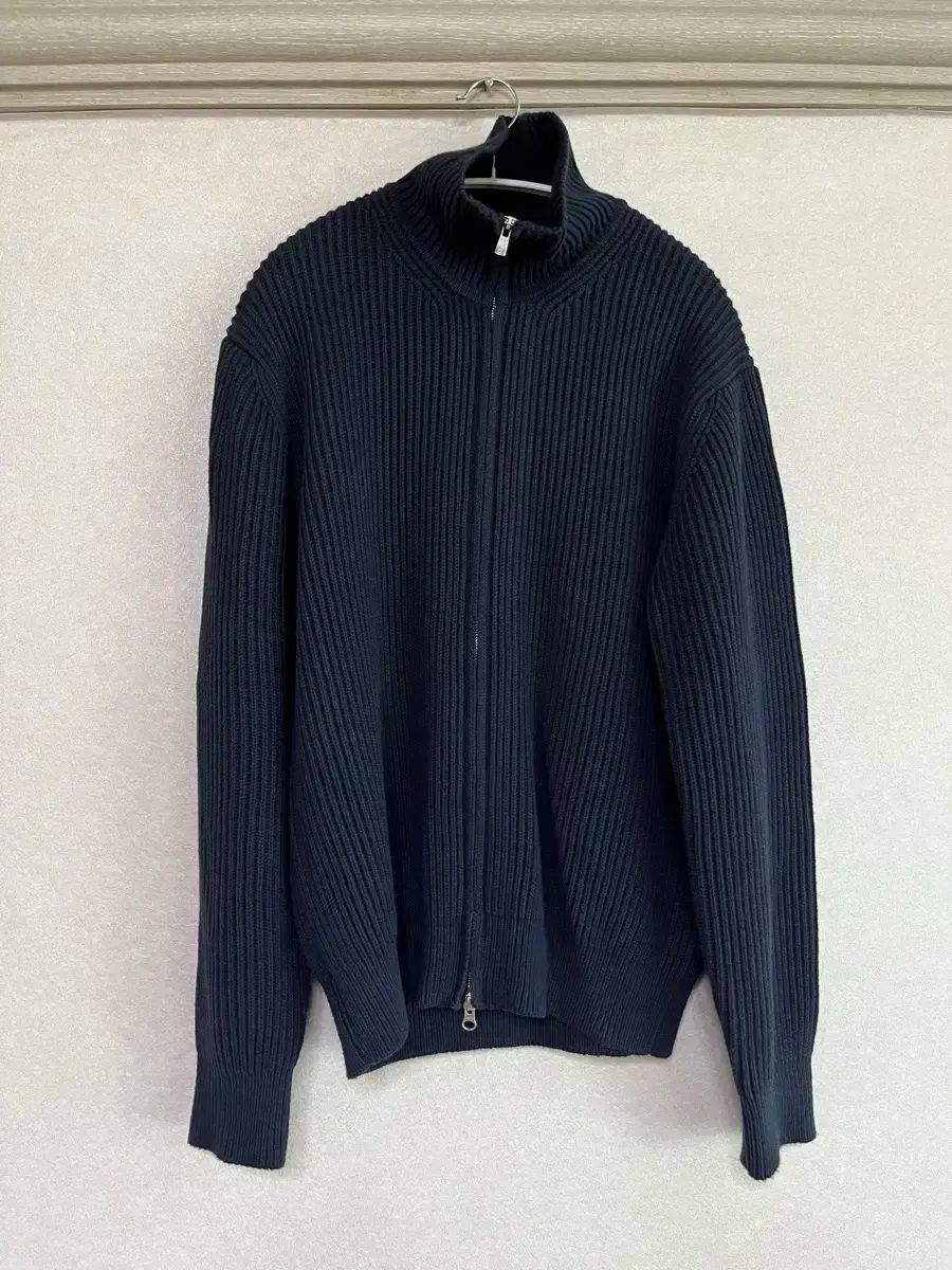 インザロウ ニット ジップアップ カーディガン 2サイズ
