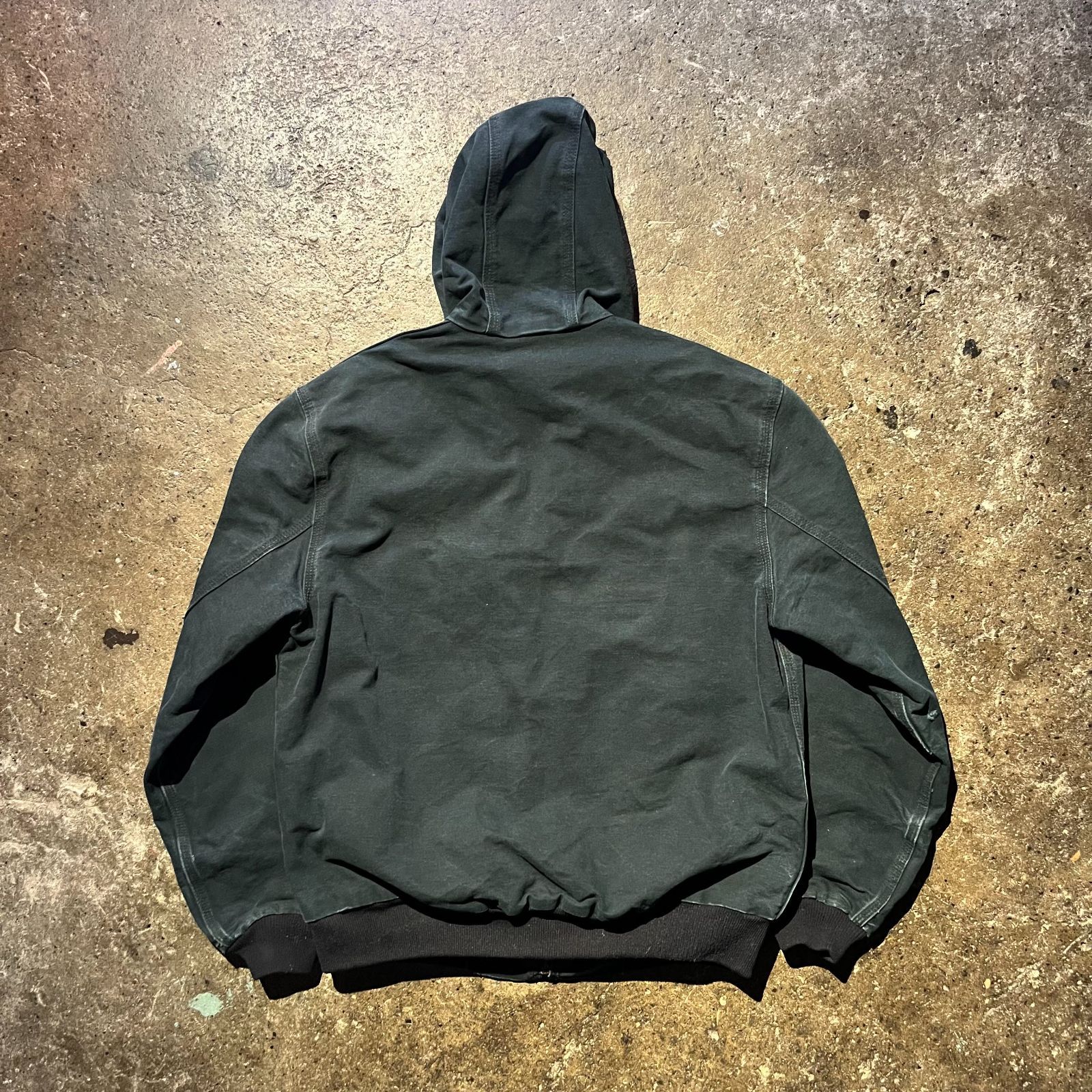 carhartt アクティブジャケット M ブラック 企業ロゴ刺繍 メキシコ製 