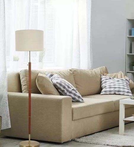  ADESSO 北欧風フロアランプ やさしく照らす アンティーク リモコン 寝室 リビング 照明(ライト) ランプ インテリア 生活道具