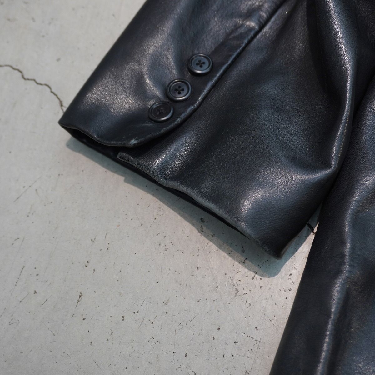 希少 00S OLD GAP オールド ギャップ レザー テーラード ジャケット