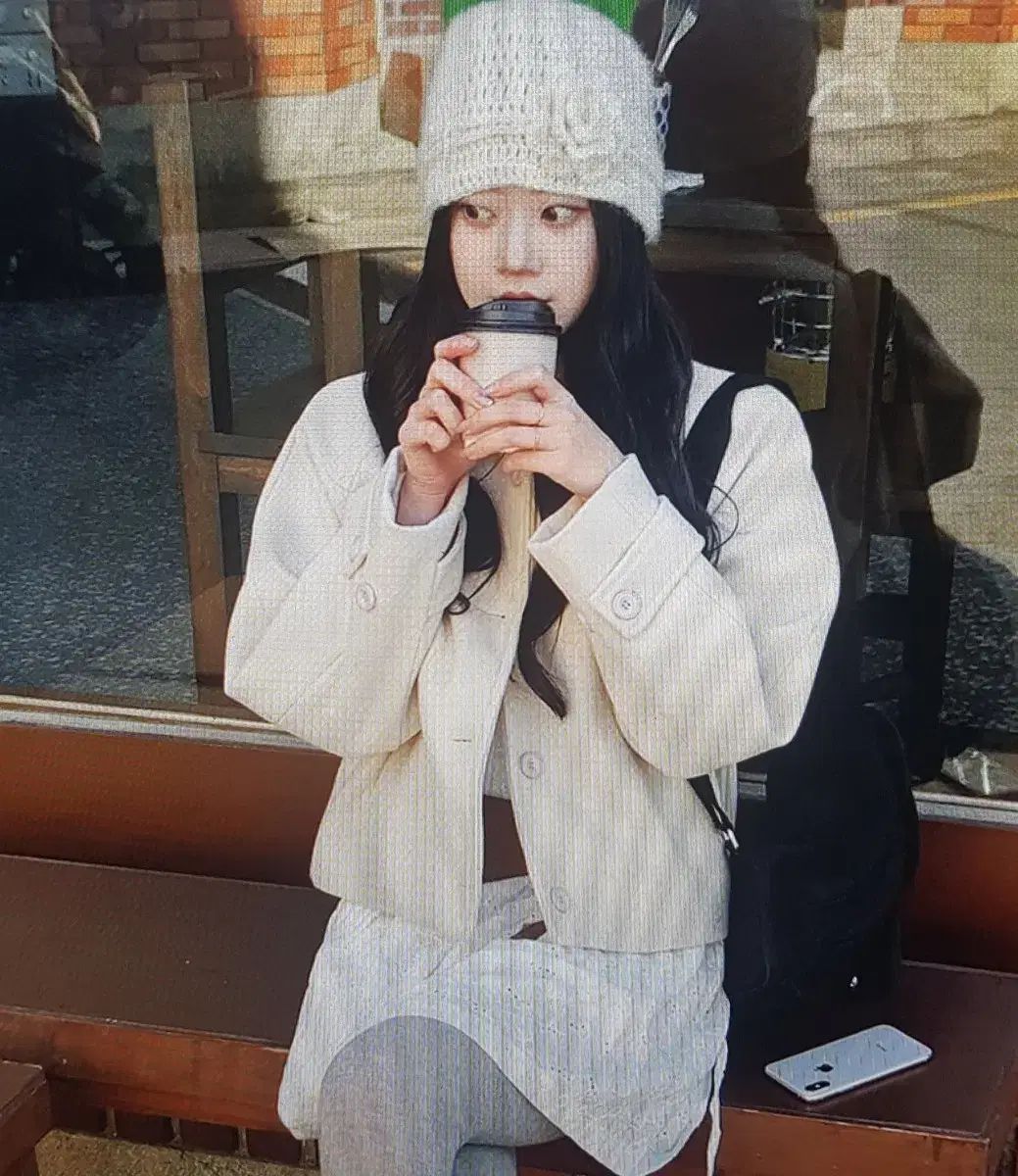 海外配送 冬 レトロ クロップド ジャケット