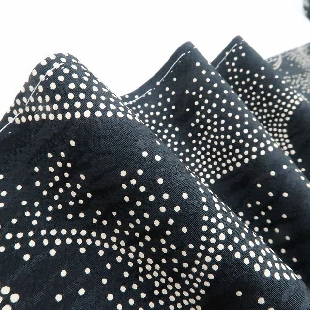 ❁tomihisa❁新品 印伝 薔薇 着物 正絹 仕付け糸付“いつまでも