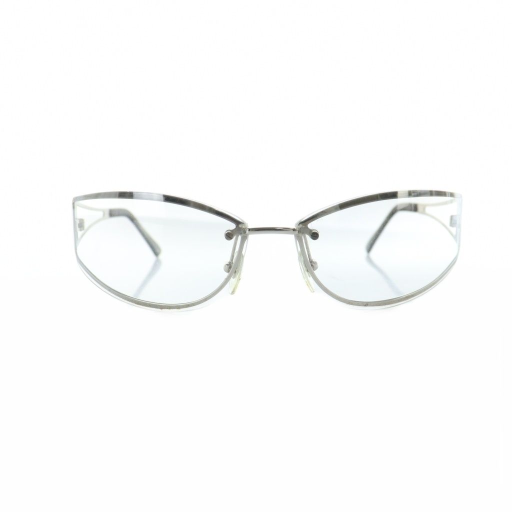 サルヴァトーレフェラガモ Salvatore Ferragamo 1052 511 61 サングラス 眼鏡 めがね ロゴ クリアレンズ メタルフレーム 66 14-115 シルバー色 GY11 MQ