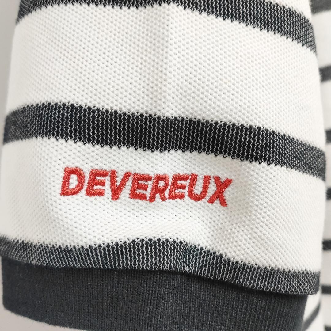 ○★新品 未使用 DEVEREUX GOLF クラシック ボーダー ポロシャツ 新品 未使用 DEVEREUX GOLF クラシック ボーダー ポロシャツ ホワイト