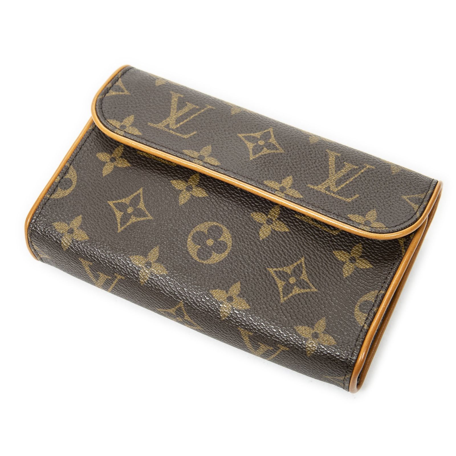 LOUIS VUITTON ルイヴィトンポシェット フロランティーヌ茶色モノグラムキャンバスA