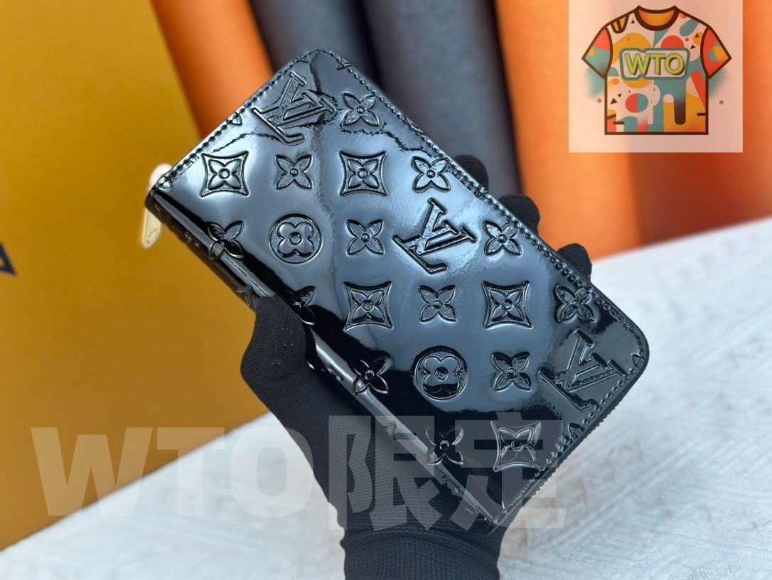 WTO通販 ルイヴィトン LV ジッピー ラウンドファスナーウォレット 19×10cm 漆皮光面エンボス -WTO輸入-CSN91
