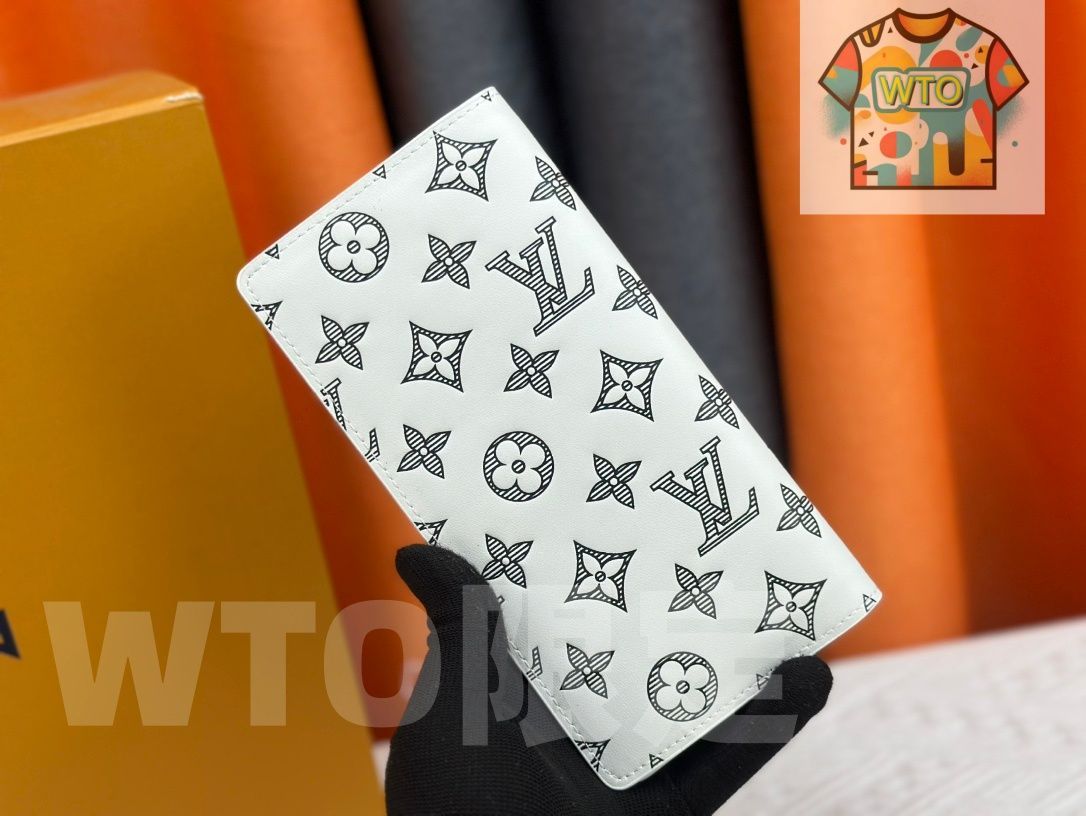 WTO通販 ルイヴィトン LV Louis Vuitton BRAZZA ウォレット ×2 cm モノグラムシャドウレザー -WTO輸入-UJW 82