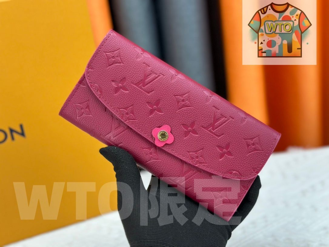 新品続々入荷中！ WTO通販 ルイヴィトン LV Louis Vuitton Emilie ウォレット 19×10×2cm ブルーミングフラワー -WTO輸入-CUL21 期間限定SALE実施中。