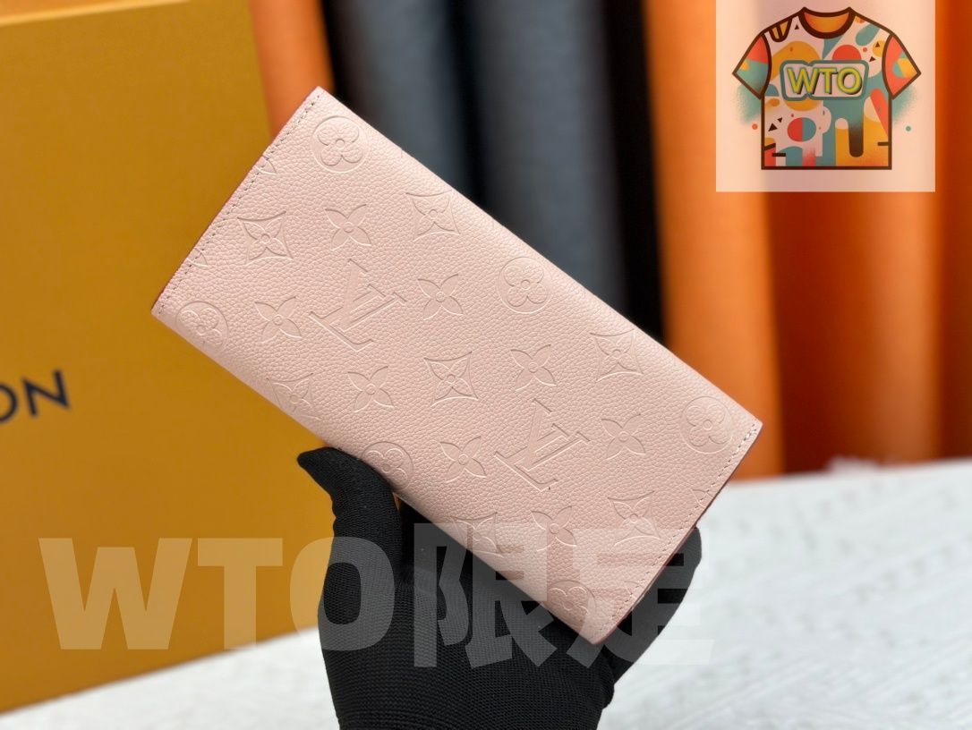 WTO通販 ルイヴィトン LV Louis Vuitton Emilie ウォレット 19×10×2cm ブルーミングフラワー -WTO輸入-HAJ34