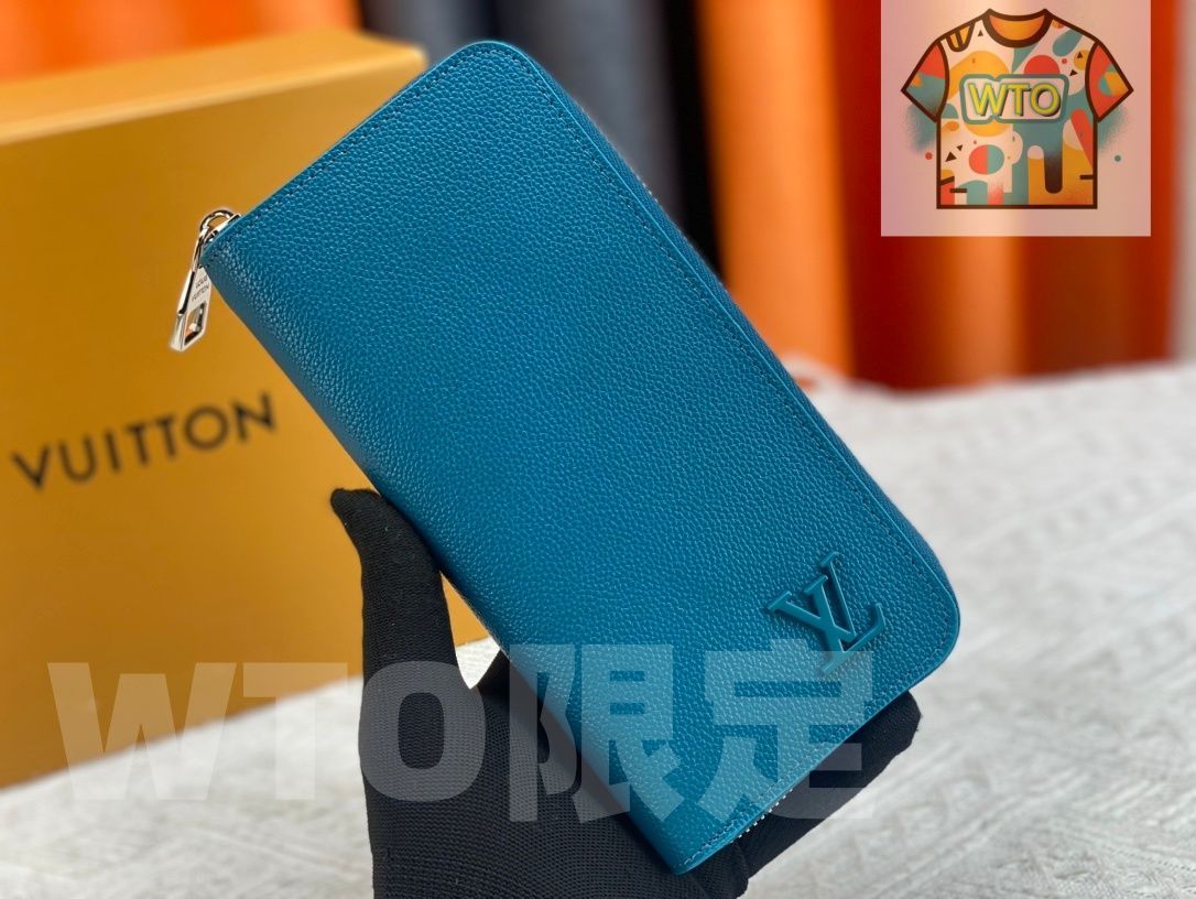 WTO通販 ルイヴィトン LV Louis Vuitton メンズ ラウンドファスナーウォレット 20×10cm ダミエグラファイト -WTO輸入-OAU70