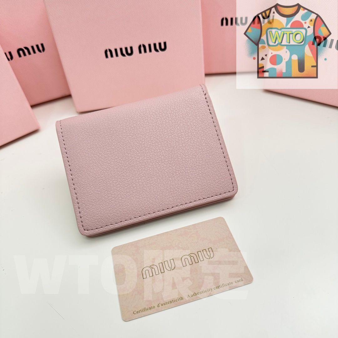miumiu 最新モデル 5236 マルチカードケース 展開 感あふれるコンパクトデザイン -WTO輸入-KJN 76