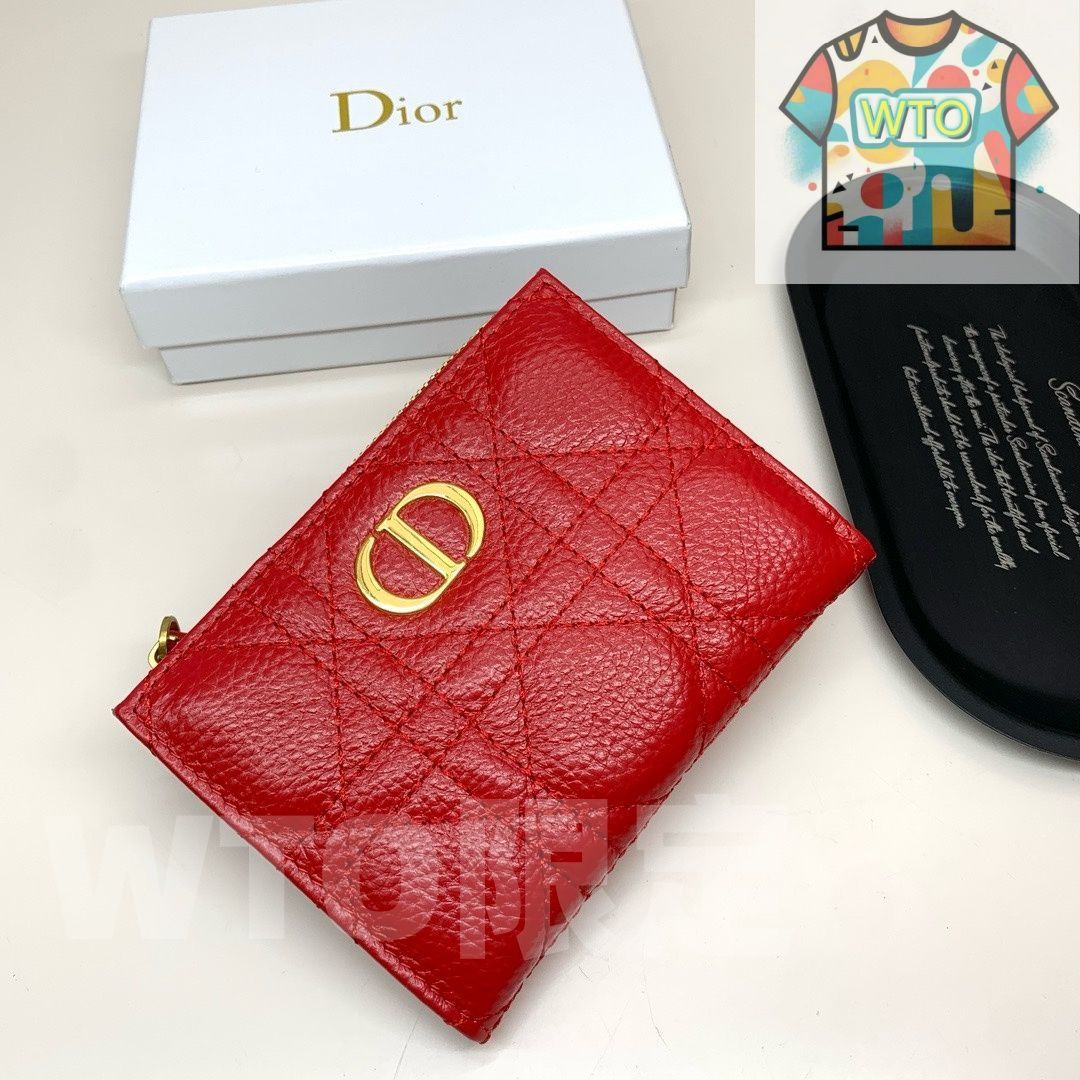 Dior 最新モデル 3865 マルチカードケース 輸入小牛革のコンパクトデザイン -WTO輸入-RZW44