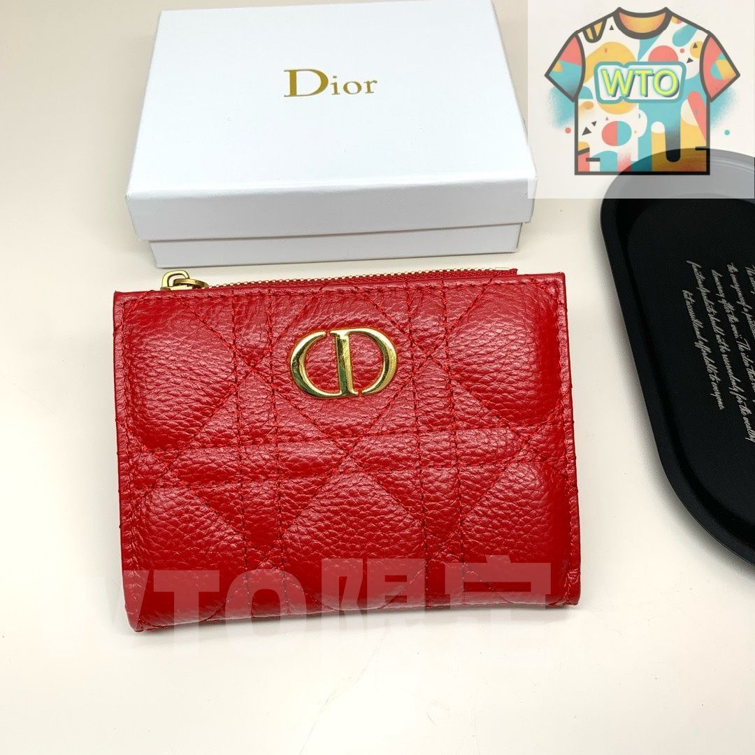 Dior 最新モデル 3865 マルチカードケース 輸入小牛革のコンパクトデザイン