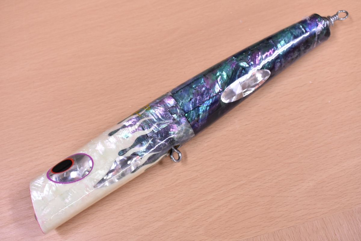 貝田ルアー 若夏 オーバル 250S アバロン SHELL SHAPING LURES Urizun Oval ヒラマサ GT キャスティング 釣り 等に