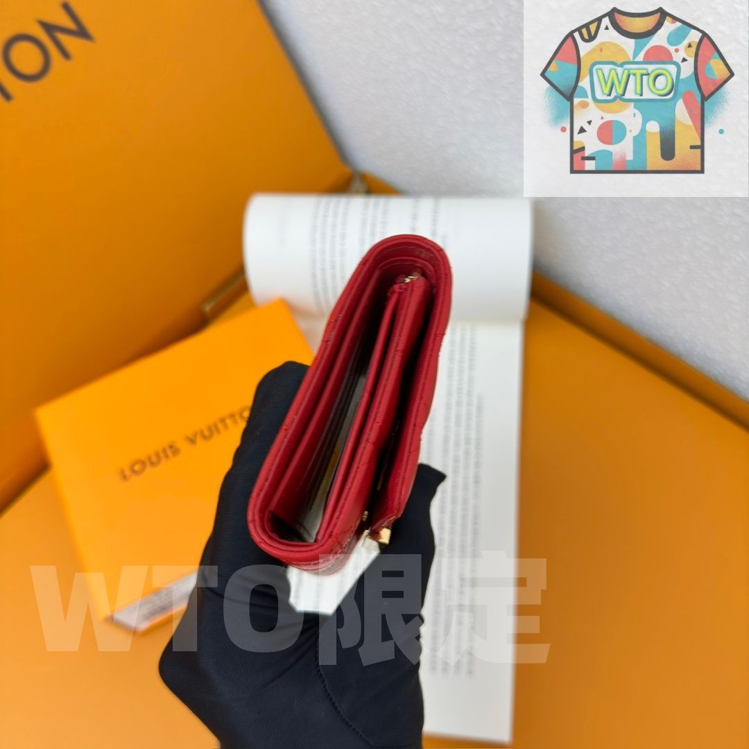 意義のある WTO通販 M83666 Nano No ウォレット モノグラム刺繍 レッド コンパクトで実用的なデザイン -WTO輸入-LGD98 高品質！