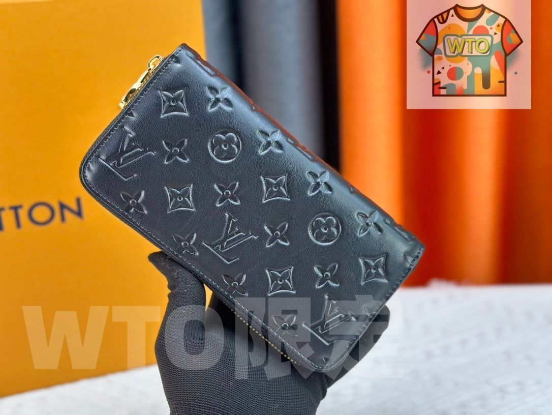 WTO通販 LV M81510 ウォレット モノグラムエンボスラムレザー ゴールドジップ 大容量で実用的なデザイン -WTO輸入-EWW92