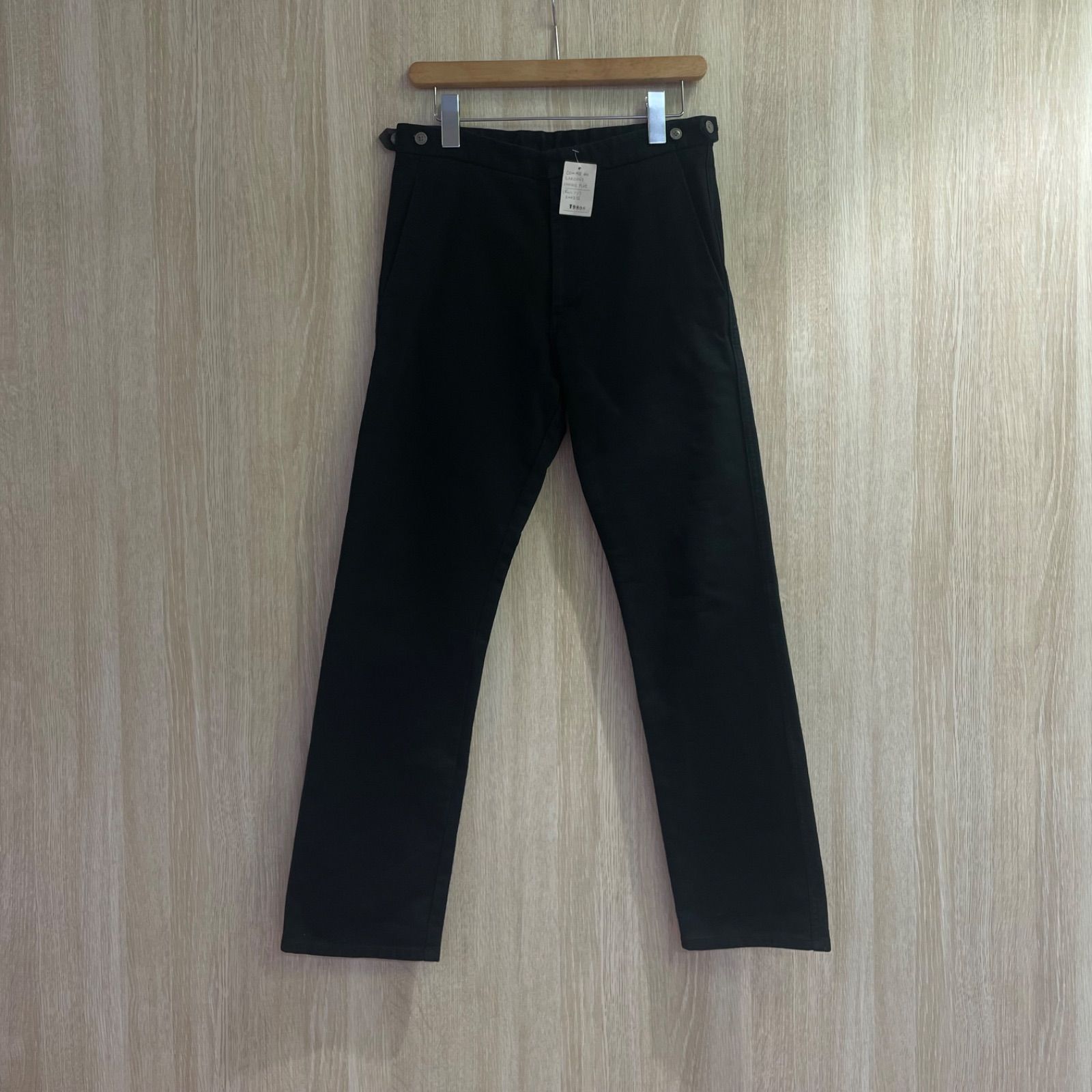 COMME des GARCONS HOMME PLUS 2002ss 田中オム ストレートシルエット チノパン ブラック テーパードSIZE S G0072
