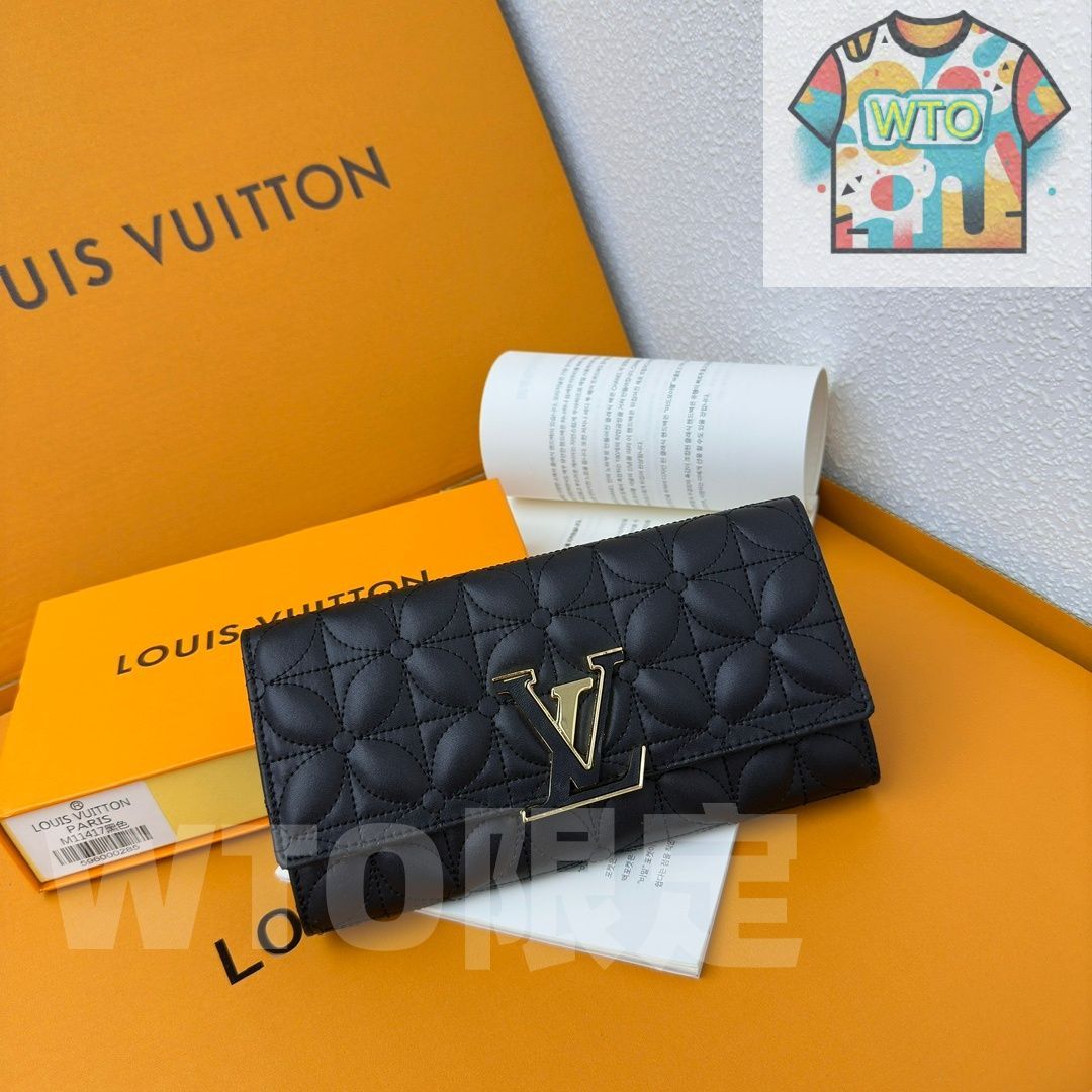 WTO通販 M11417 Nano No ウォレット モノグラム刺繍 ブラック コンパクトで実用的なデザイン -WTO輸入-GJI48