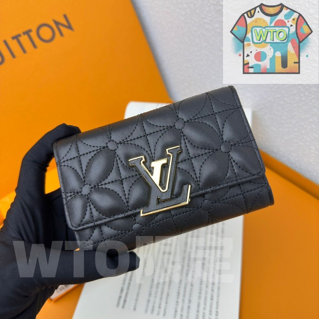 バラ売り可 WTO通販 M83666 Nano No ウォレット モノグラム刺繍 ブラック コンパクトで実用的なデザイン -WTO輸入-RJV11