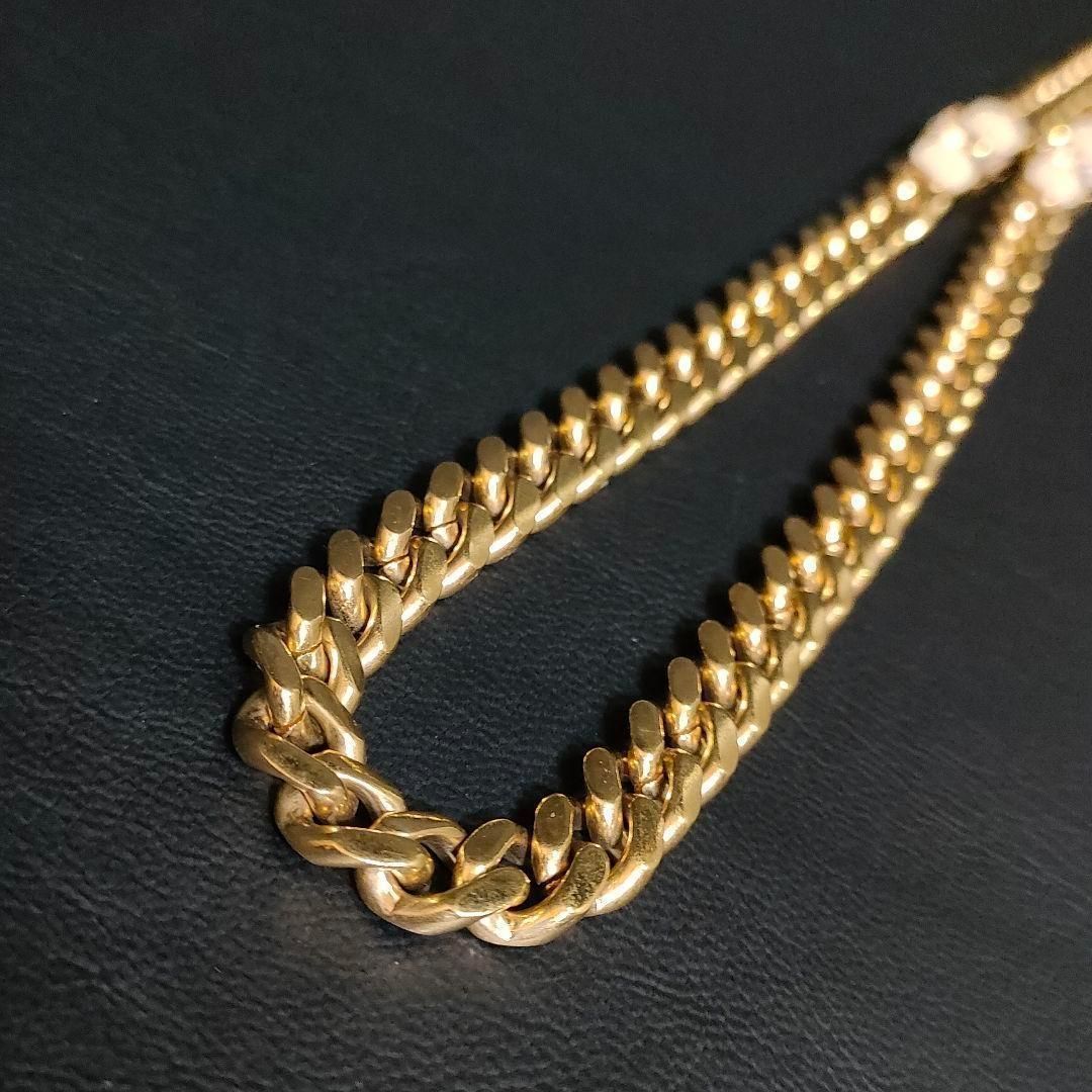 Dior ディオール ロング ネックレス ゴールド ラインストーン CD