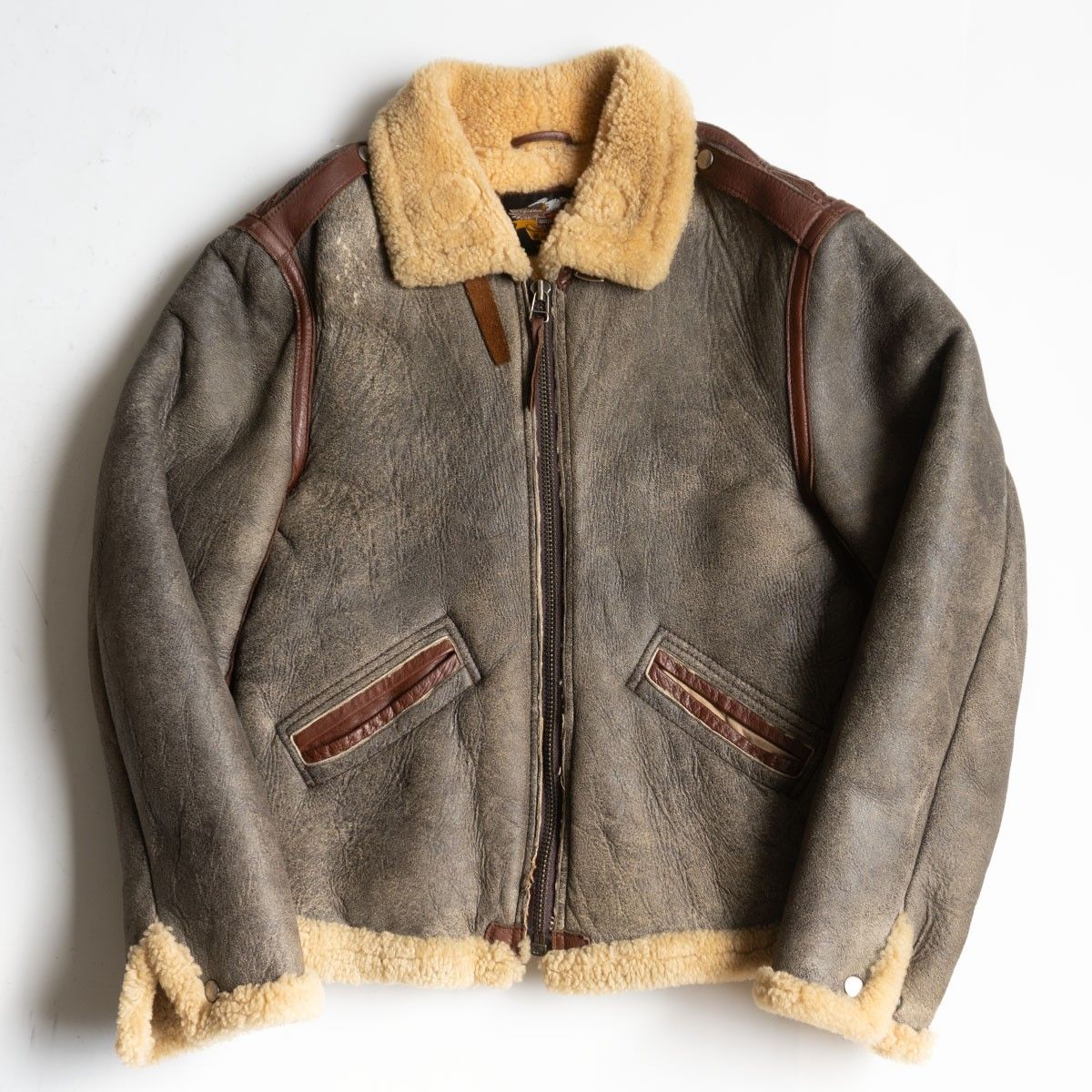 専用‼️ハーレーダビッドソンブラウンLサイズムートンジャケットライダースジャケット bigban_1009102623048