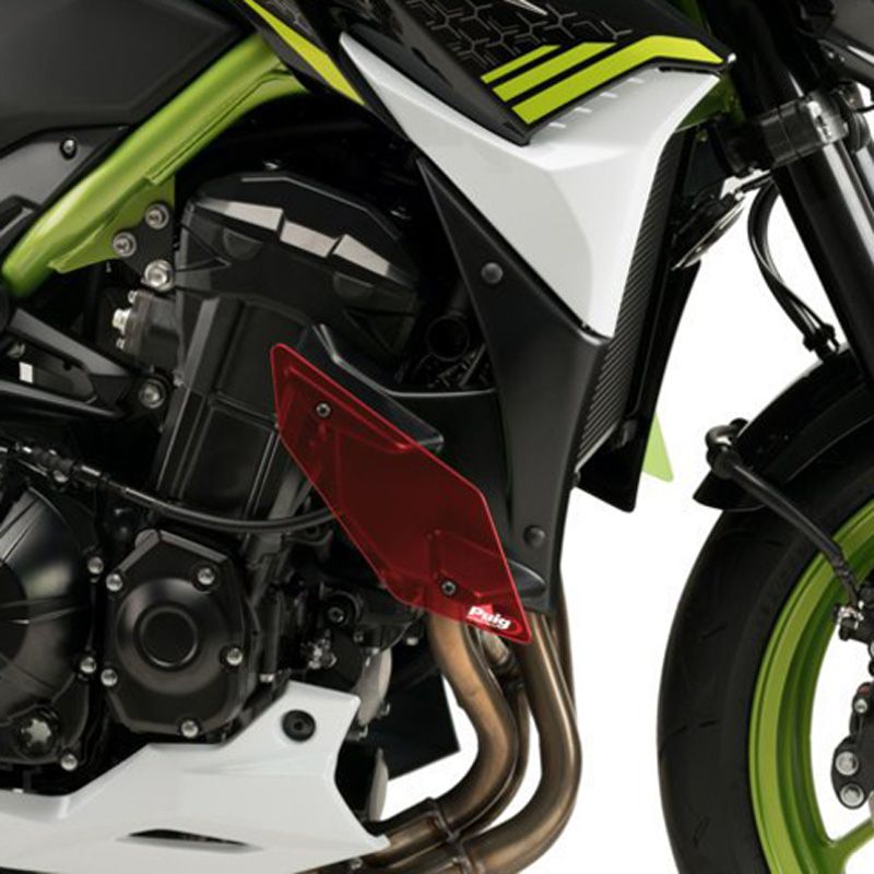Puig 20284R SIDE SPOILER WINGLET [RED] Kawasaki Z900 (20-23