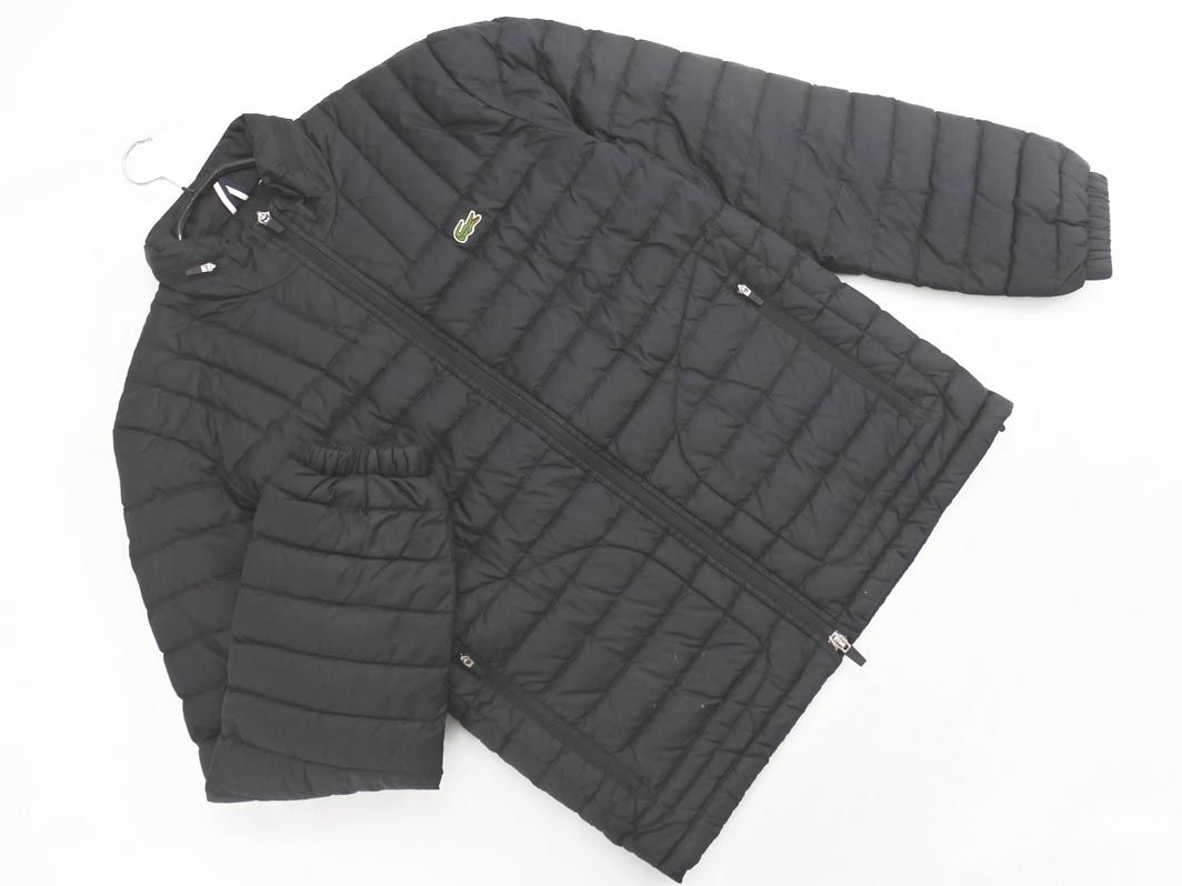 LACOSTE ラコステ ダウン ジャケット size48 黒 メンズ
