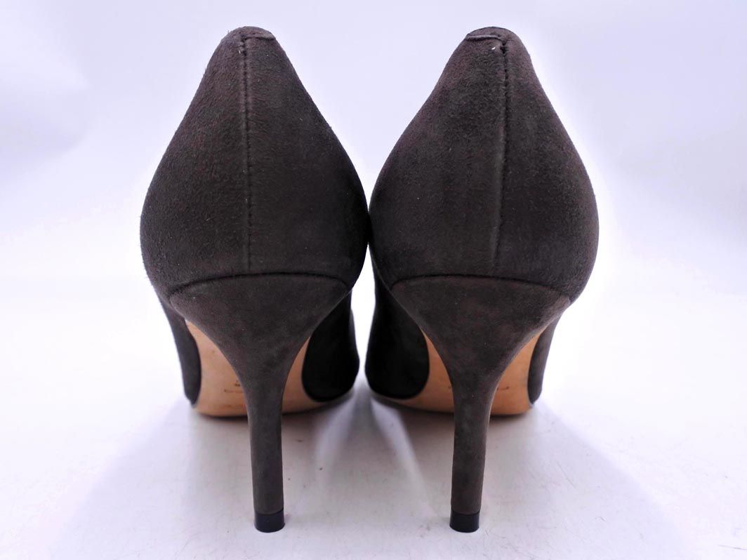 スウェード パンプス