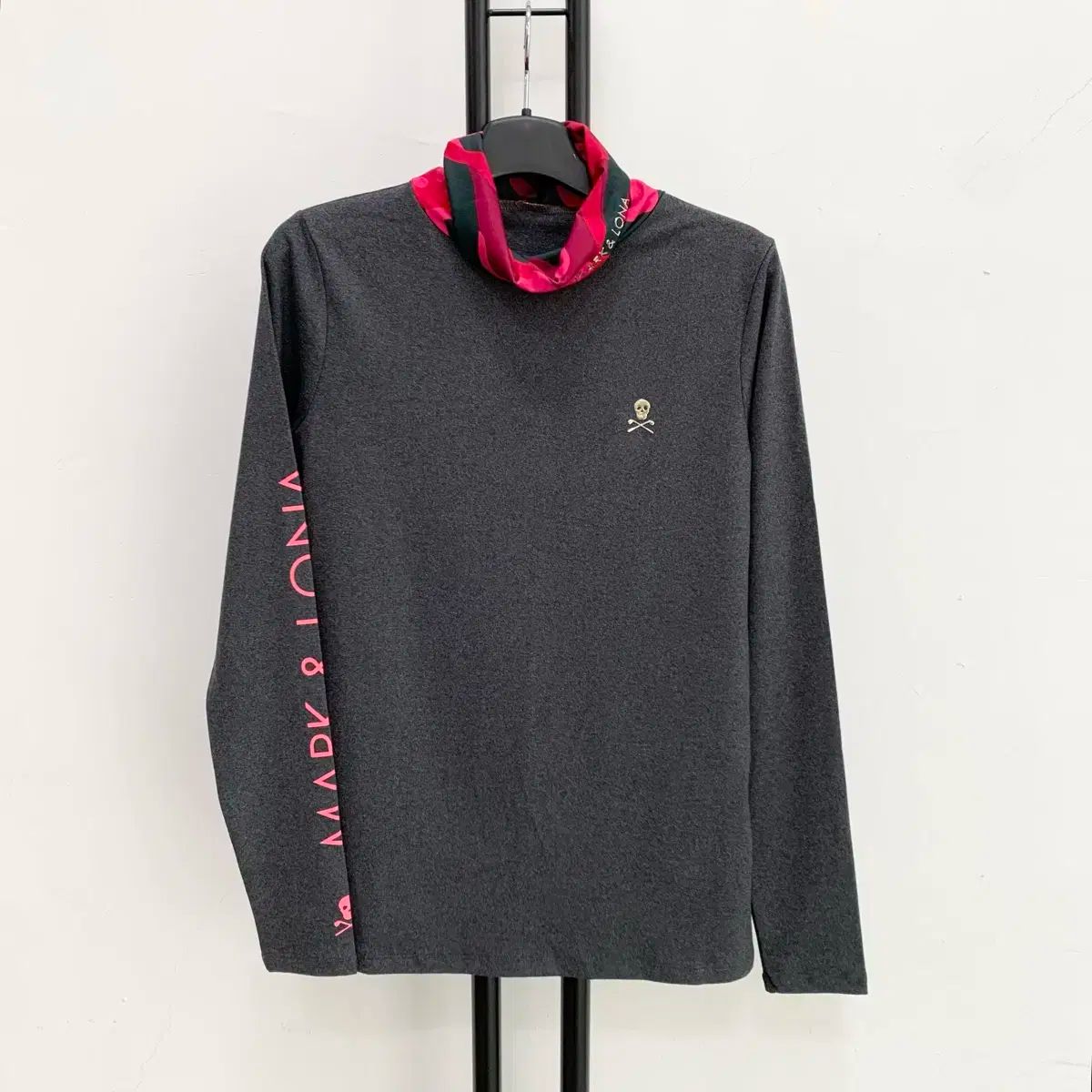 MARK - LONA マークアンドロナ ゴルフウェア チャコール レディース 長袖Tシャツ