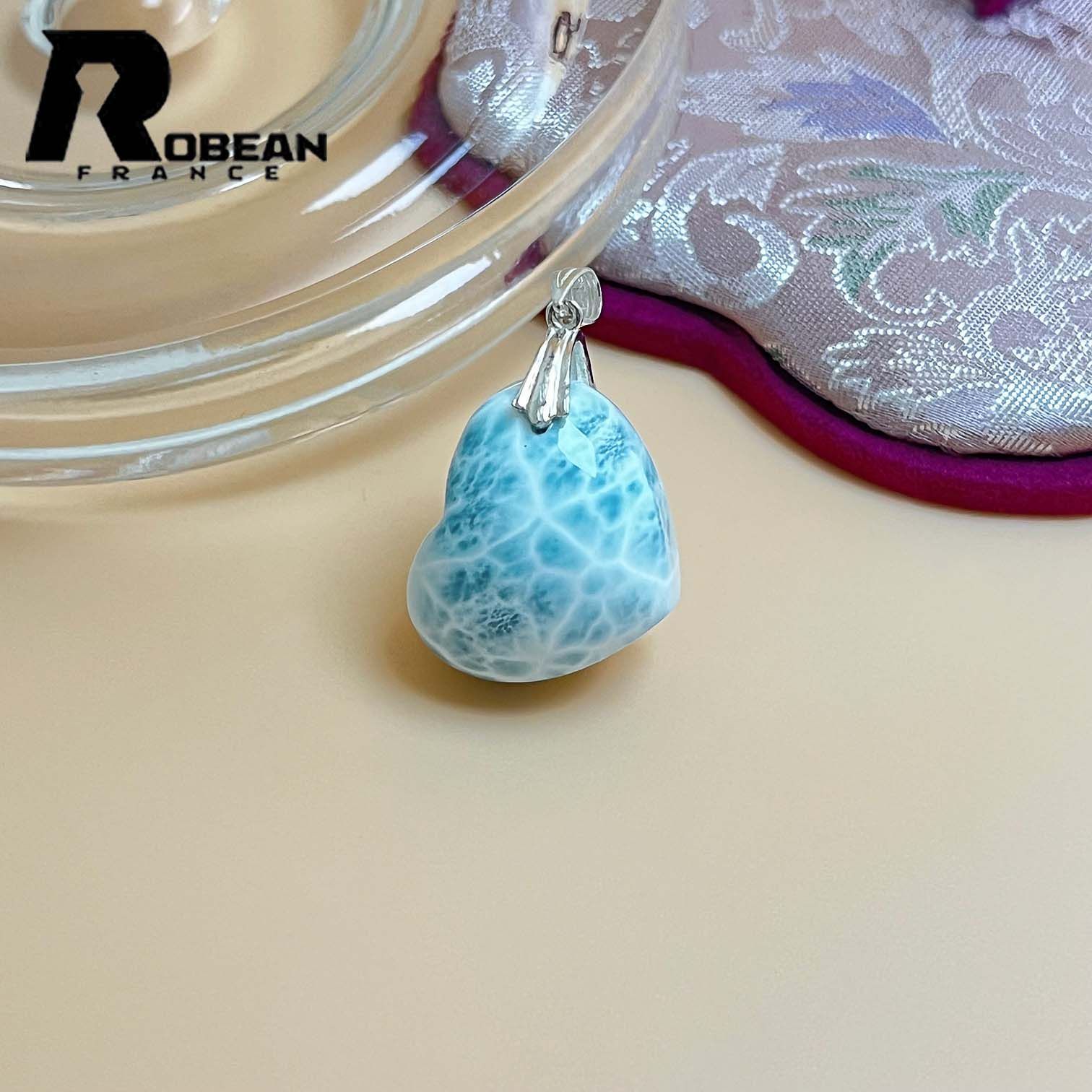 夢色 EU製 定価11万円 ROBEAN ラリマーペンダント パワーストーン 天然石 お守り プレゼント 約19 3 23 2 11 8 mm