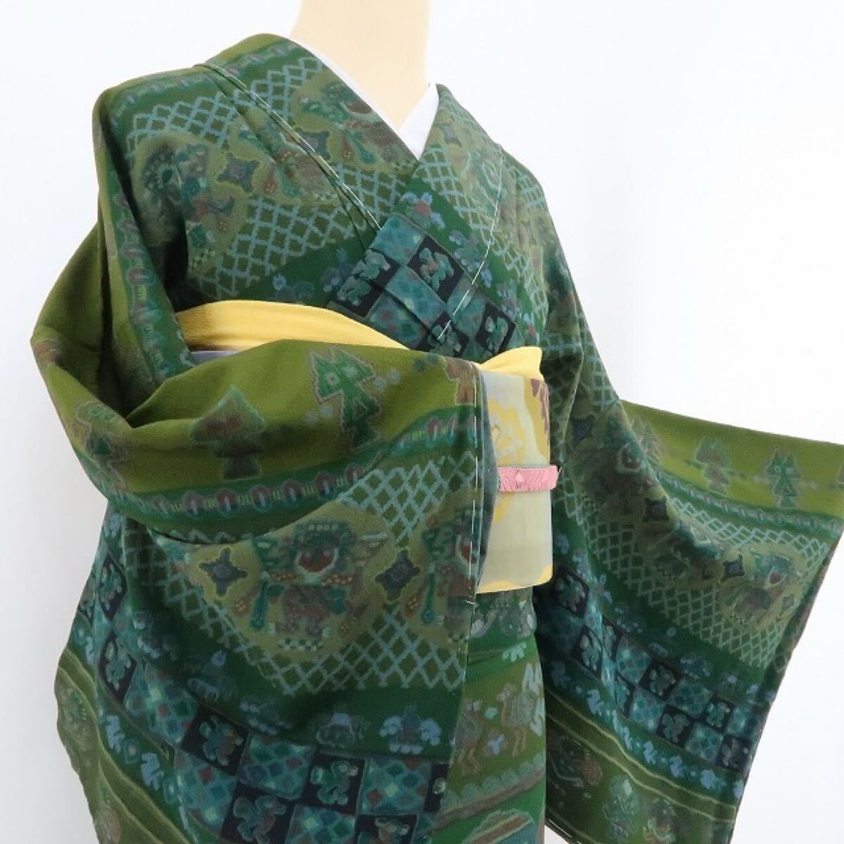 落款 エスニック柄