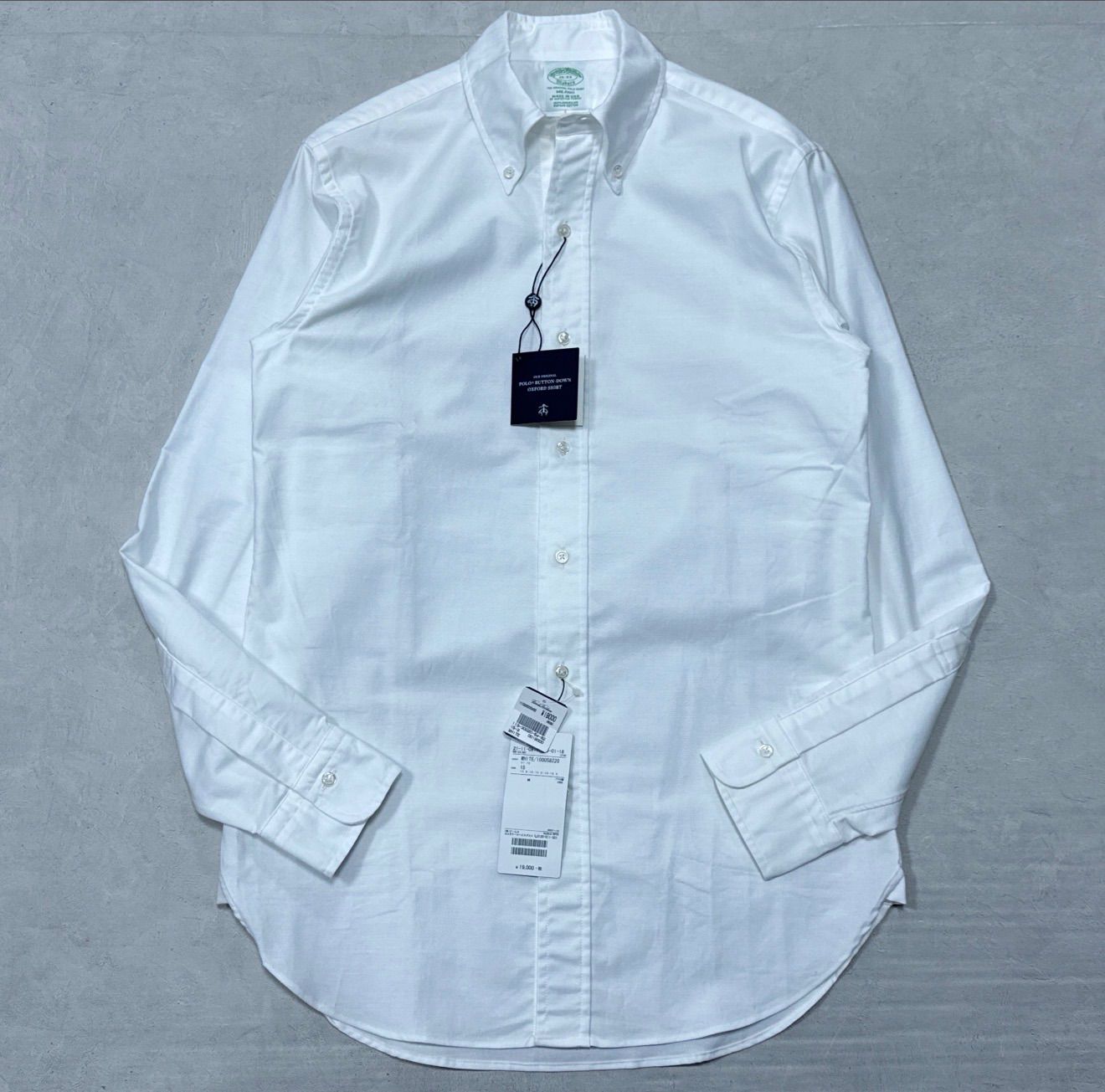 定番 2018AW Brooks Brothers ブルックスブラザーズ ポロ シャツ ボタンダウンシャツ MADE IN USA ホワイト
