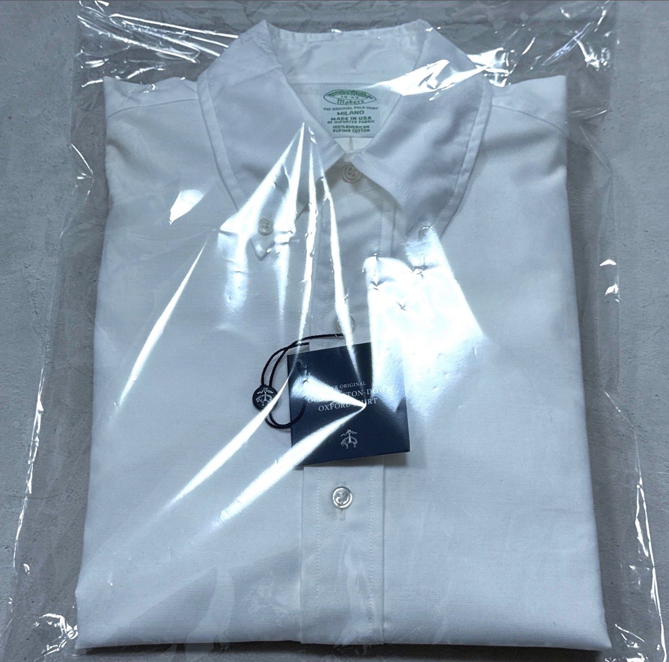 2018 AW Brooks Brothers ブルックスブラザーズ ポロ シャツ ボタンダウンシャツ MADE IN USA ホワイト