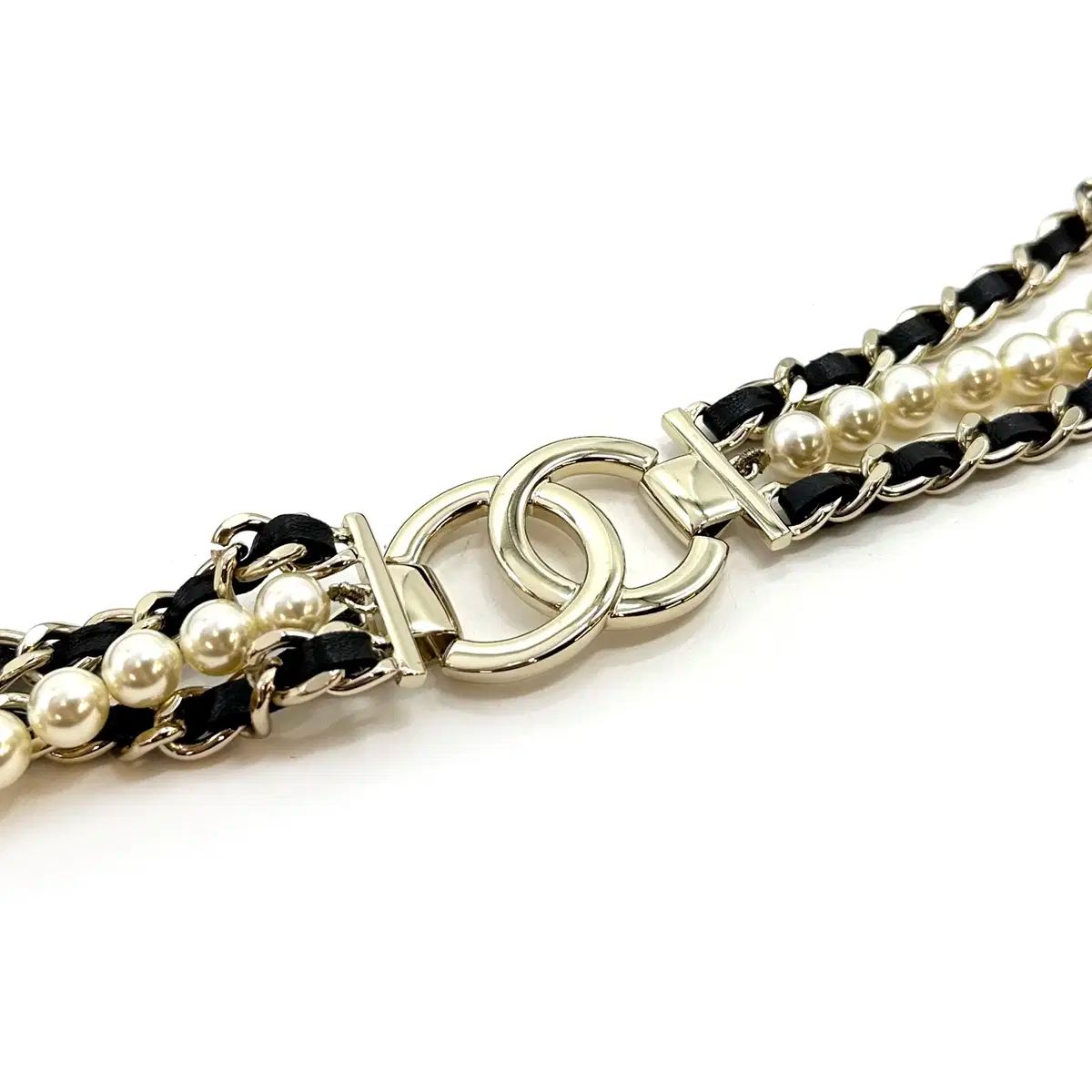 CHANEL シャネル パール CCロゴ ラム スキン ISTJ VENDING MACHINE Ver. ベルト