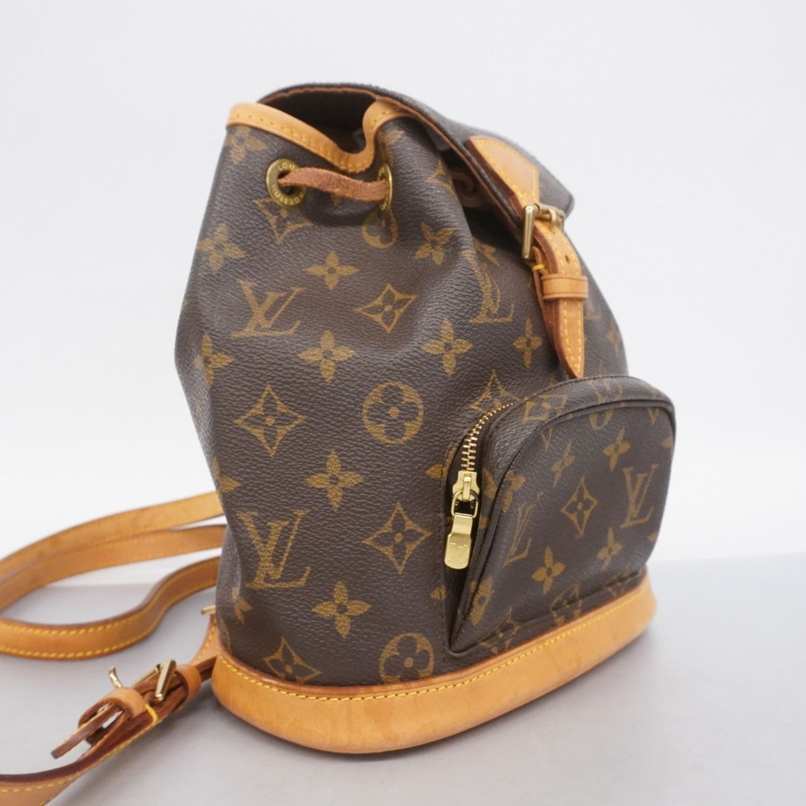 ルイ ヴィトン Louis Vuitton ルイ ヴィトン リュック デイパック モノグラム ミニモンスリ M51137 ブラウンレディース