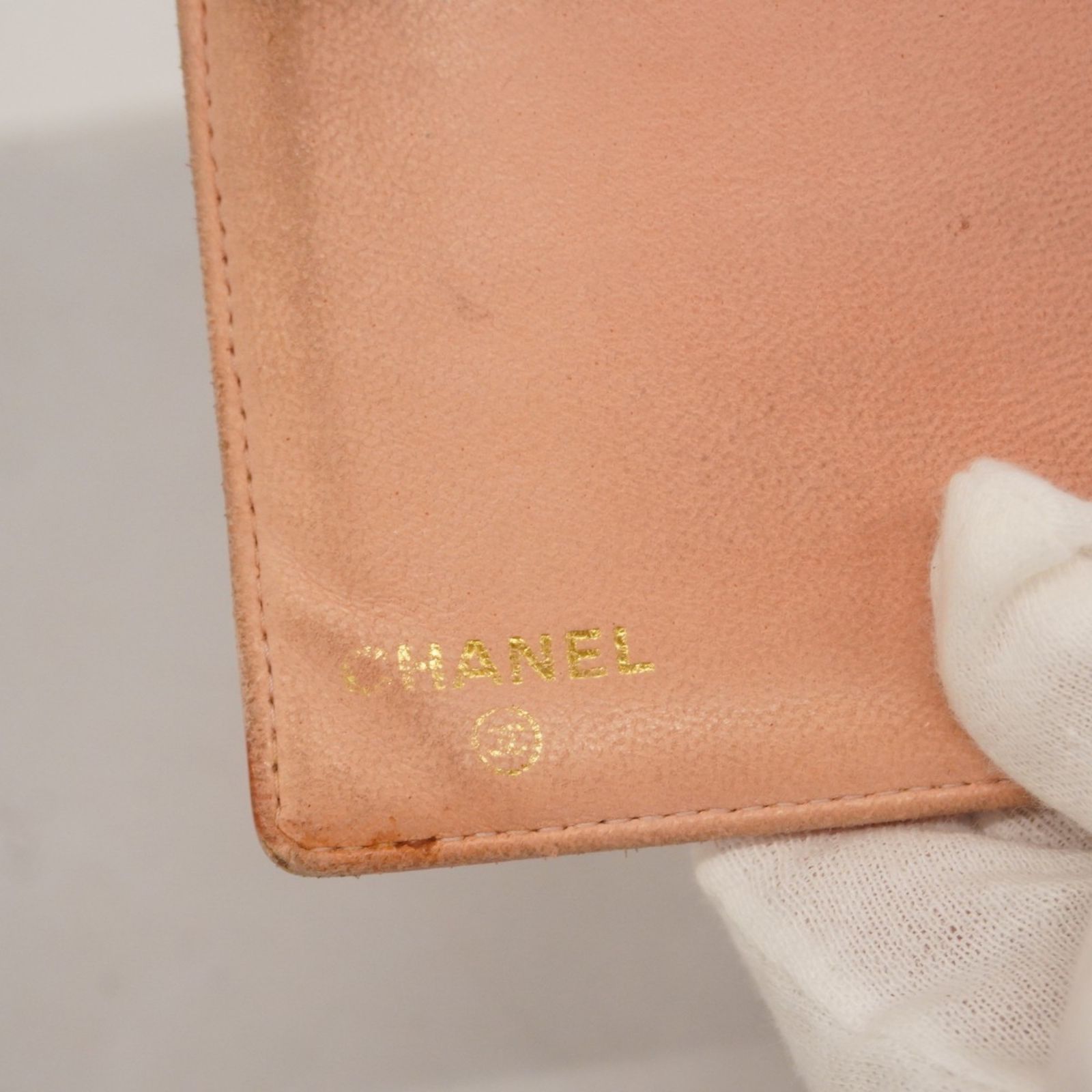  シャネル Chanel 長財布 キャビアスキン ピンク レディース 長財布 小物