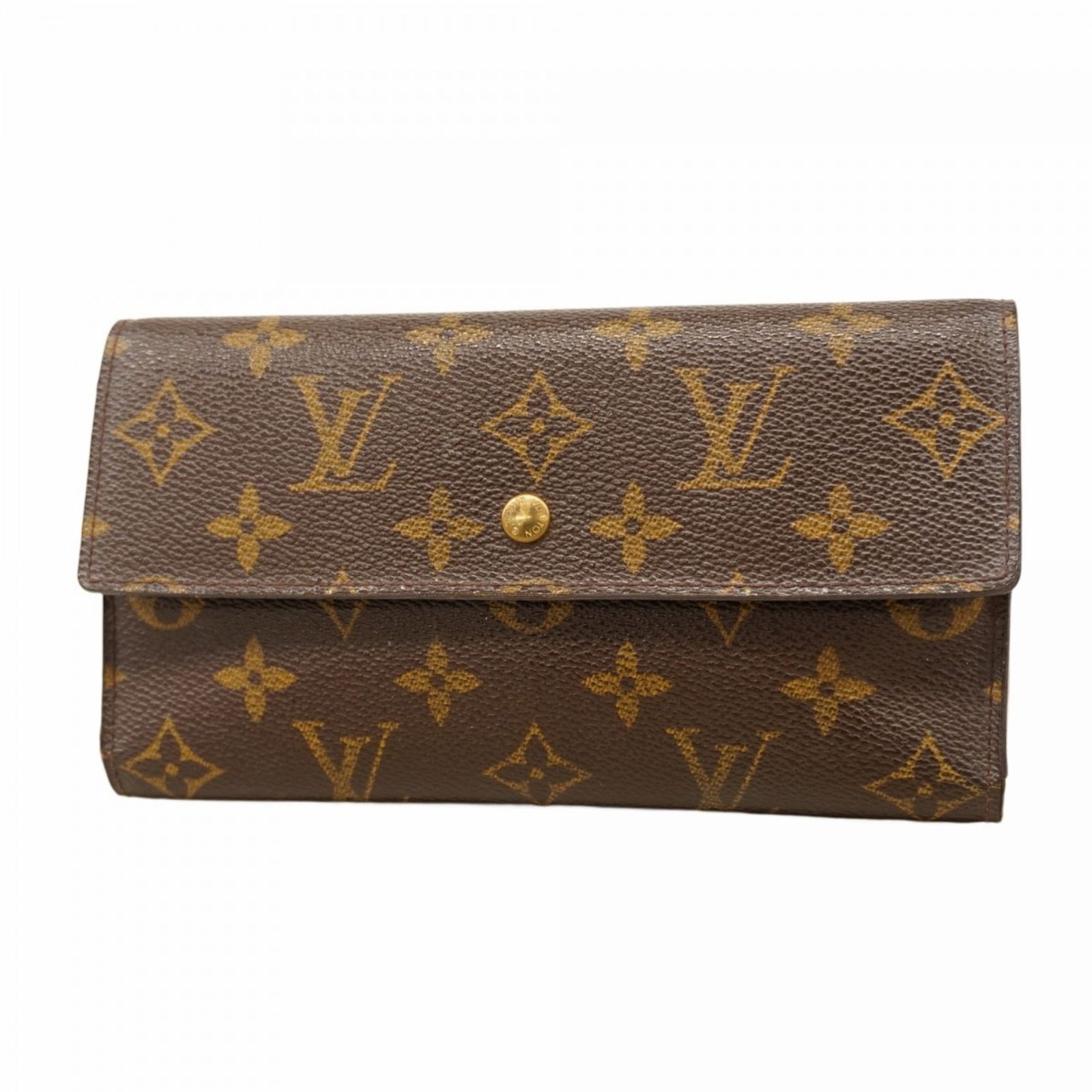 ルイ ヴィトン Louis Vuitton ルイ ヴィトン 三つ折り長財布 モノグラム ポルトフォイユインターナショナル M61215 ブラウンメンズ レディース