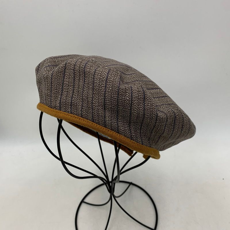 品 45R フォーティファイブ アール 80790152 撚杢コットンツイードのベレー 帽子 185-251112-as-04-izu