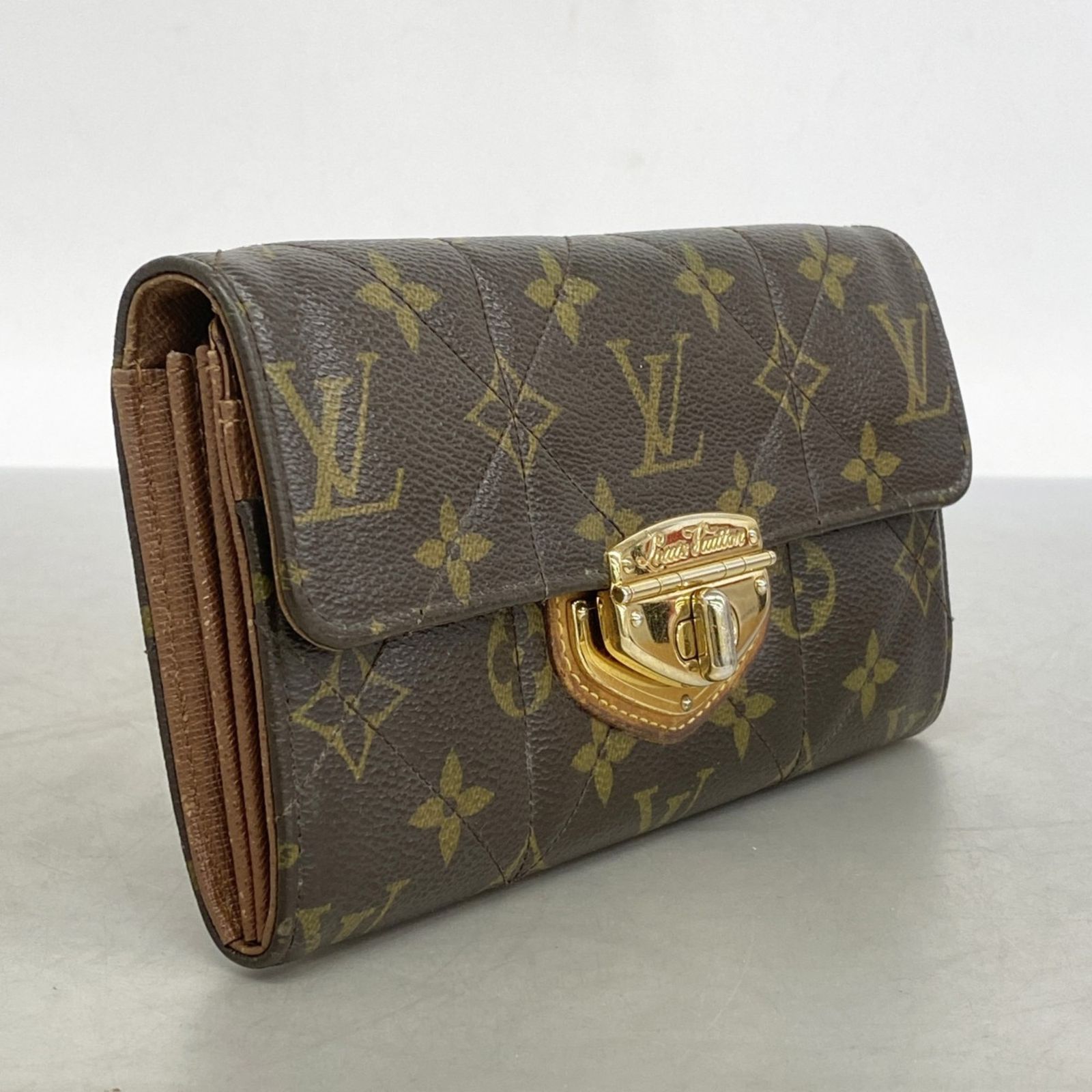 ルイ ヴィトン Louis Vuitton 長財布 モノグラム エトワール ポルトフォイユサラ M 66556 ブラウンレディース