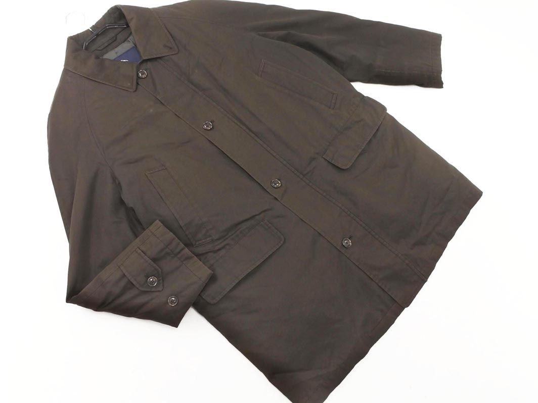 BURBERRY バーバリー ダウン ライナー付き ステン コート sizeM 茶 メンズ