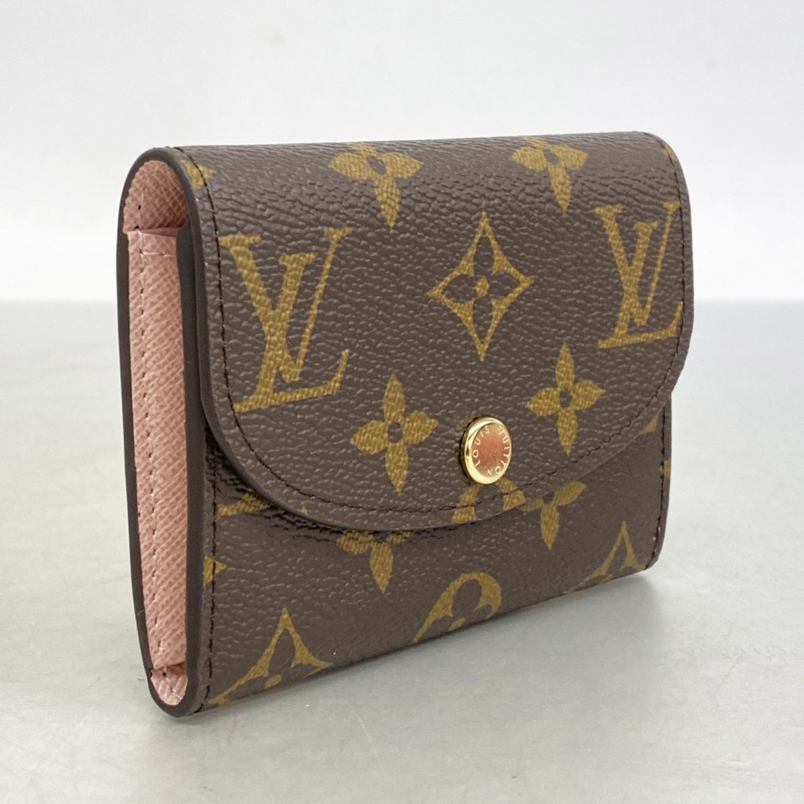 ルイ ヴィトン Louis Vuitton 名刺入れ カードケース モノグラム ポルトモネロザリ M 62361 ブラウン ローズバレリーヌレディース