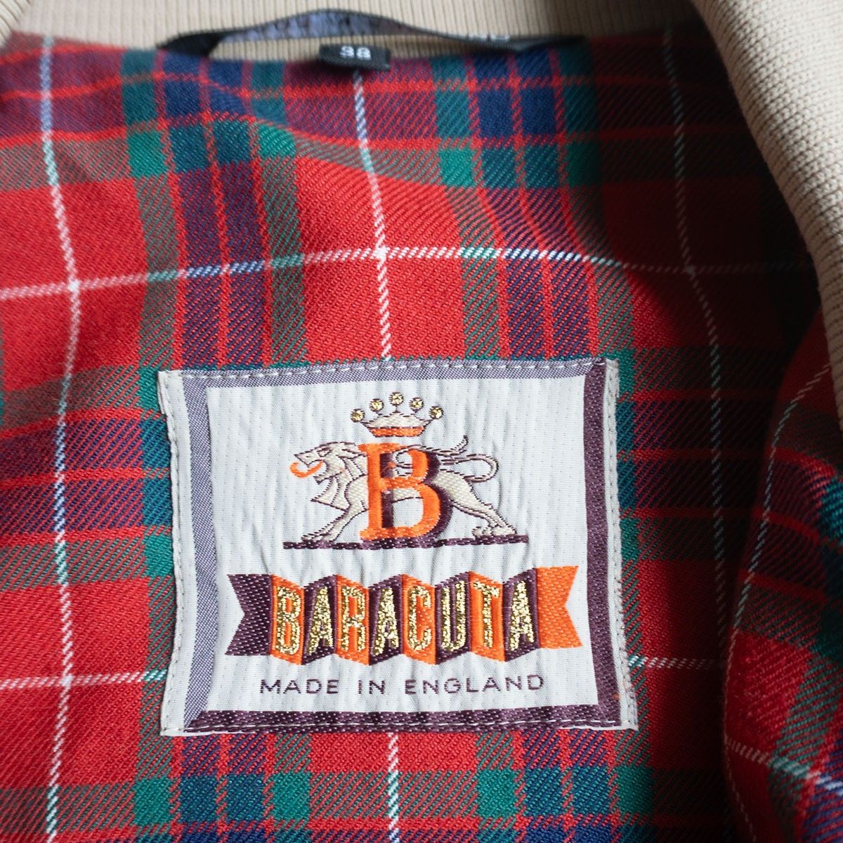 美品】 BARACUTA 【G9 スウィングトップ ハリントンジャケット】 38 