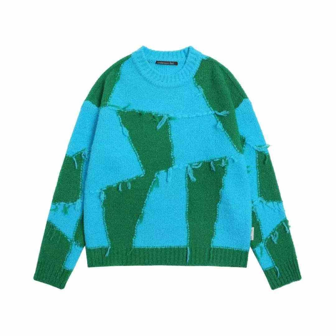 ANDERSSON BELL アンダースンベル ニット セーター メンズ レイヤード プルオーバー トップス メンズ S