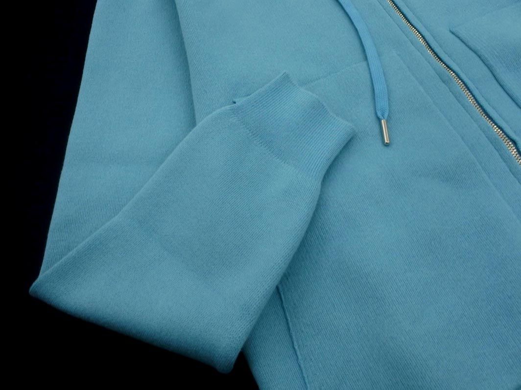 CABaN キャバン TOMORROWLAND カシミヤ混 ジップアップ パーカー sizeS 青 レディース