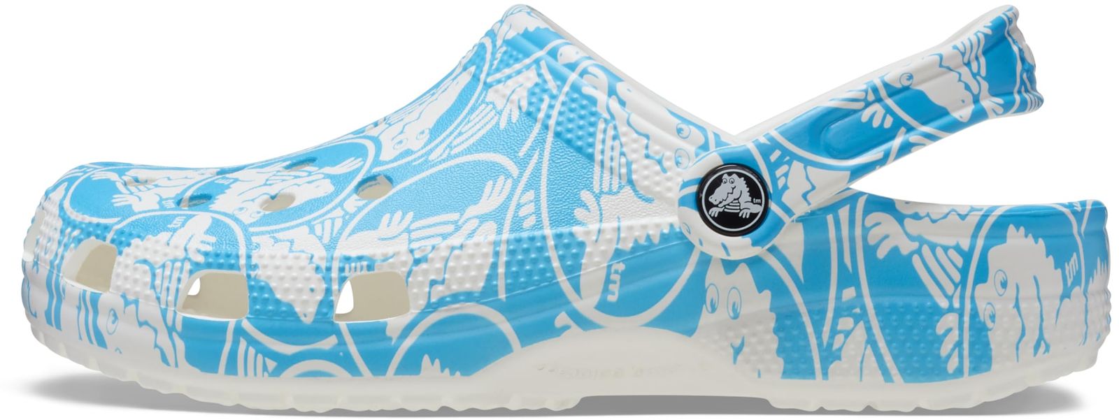 クロックス サンダル クラシック デューク プリント クロッグ ベネチアン ブルー 28 cm 28.0