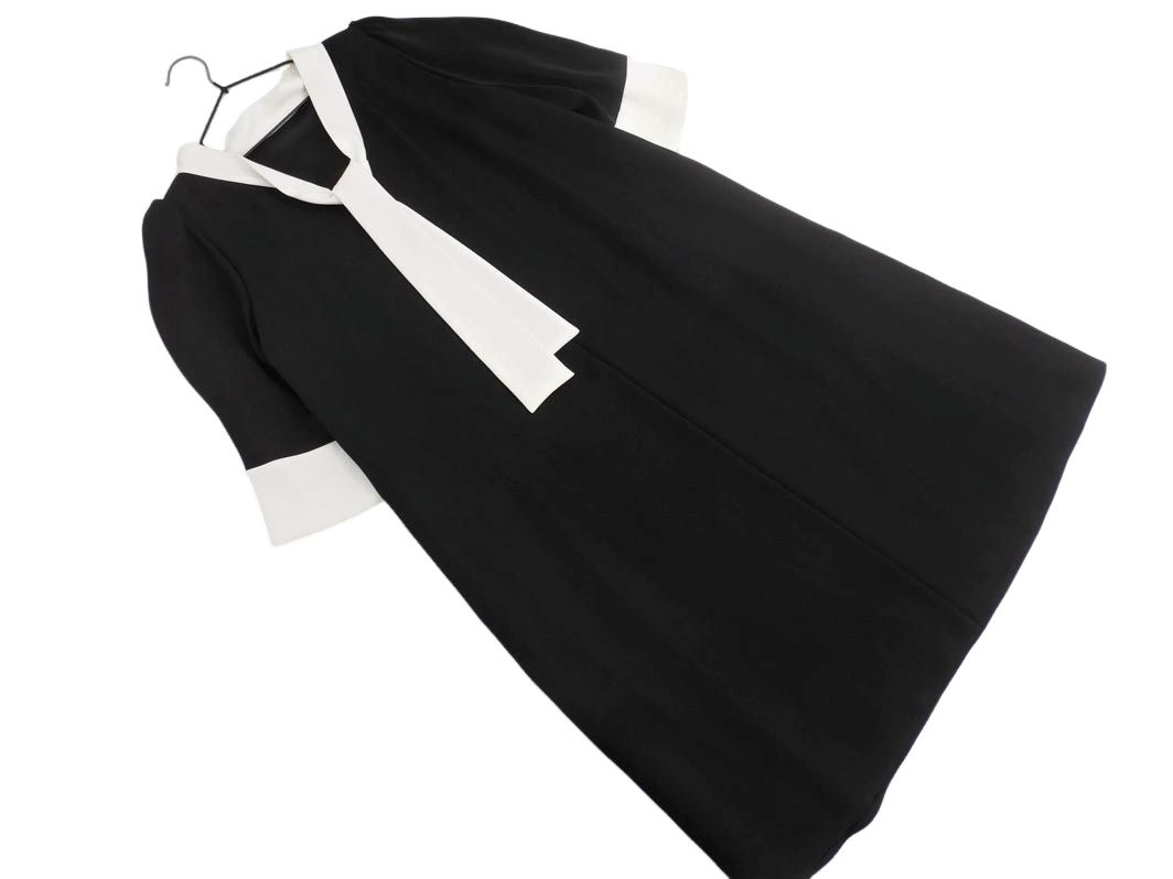 CELFORD セルフォード 2WAY ボウタイ ワンピース size38 黒 レディース