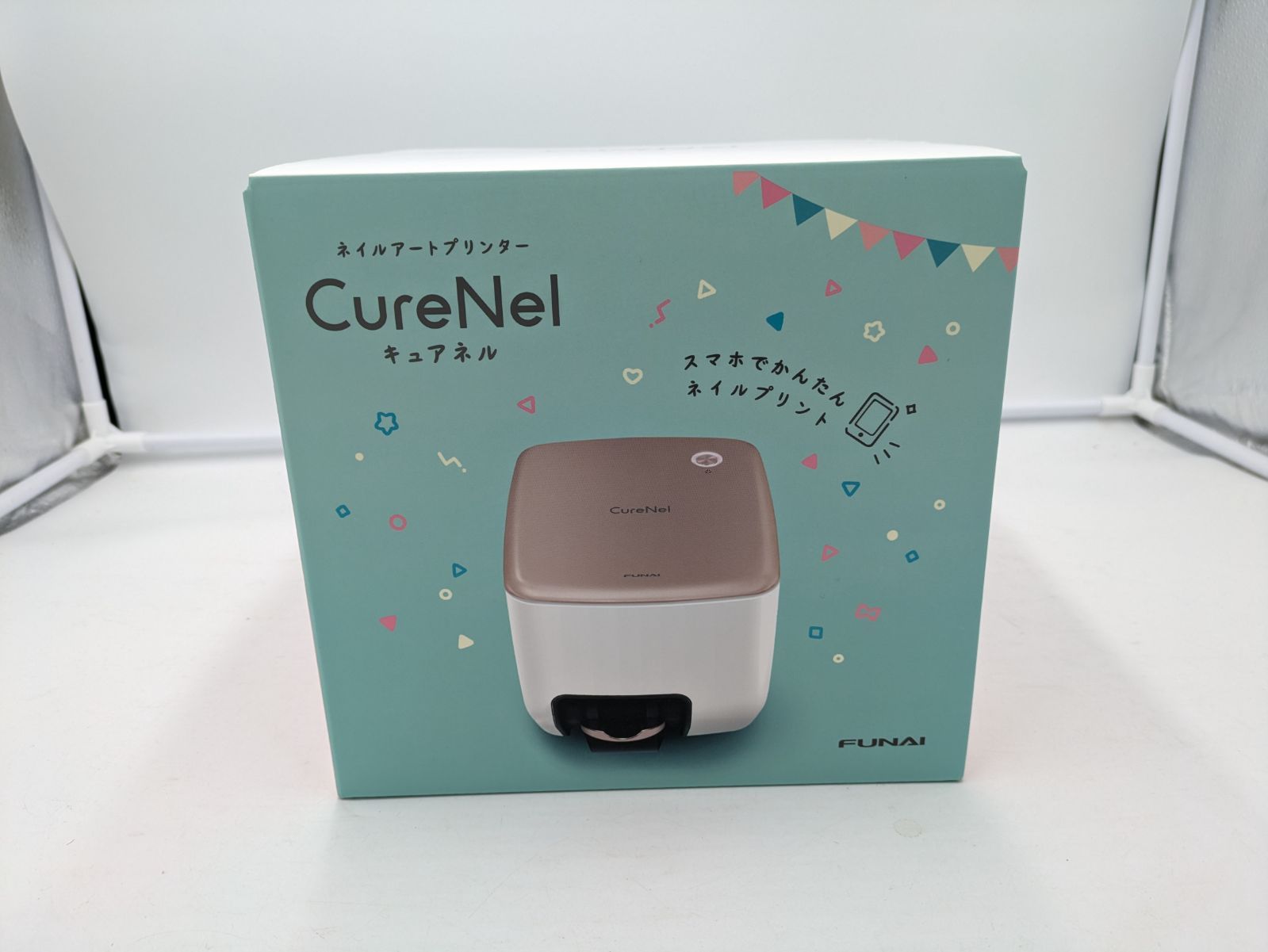 未使用品】 フナイ ネイルプリンター FBN-FA20-RG CureNel (M368