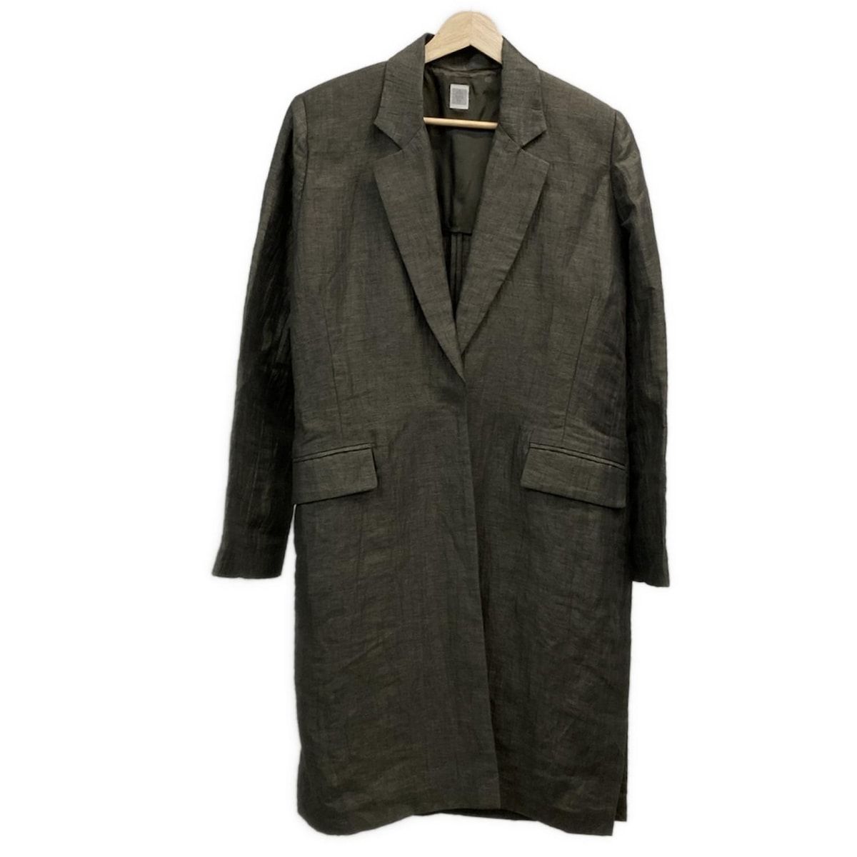 eleventy イレブンティ ダブル　チェスターコート eleventy(イレブンティ) コート サイズ38 M レディース - カーキ 長袖